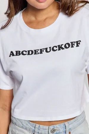 Jr Crop Top - Abcdfuckoff