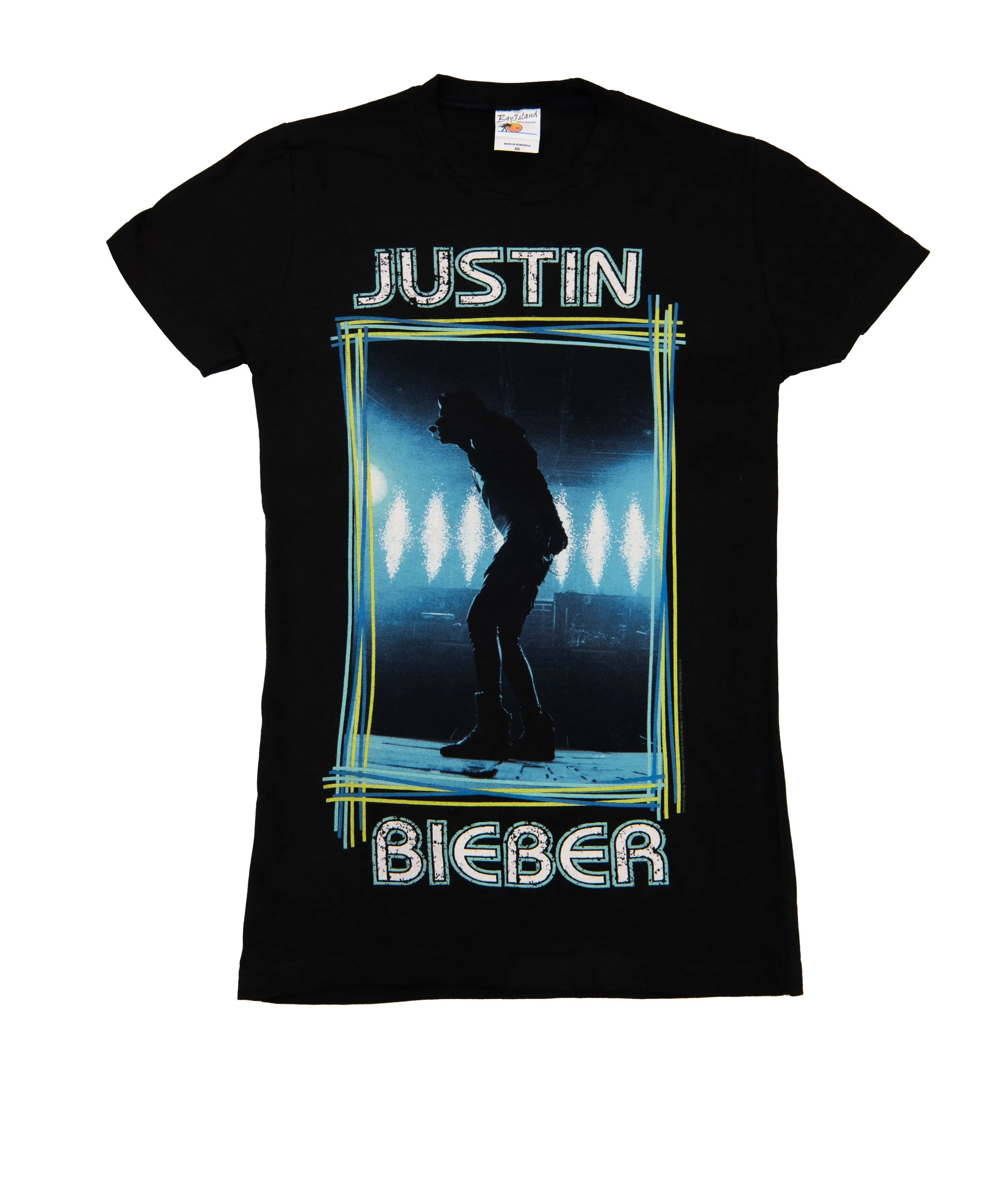 Justin Bieber Blue Live Photo Tee