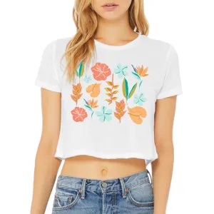 KOAST'S CASA COSTA FLOWERS CROP TOP