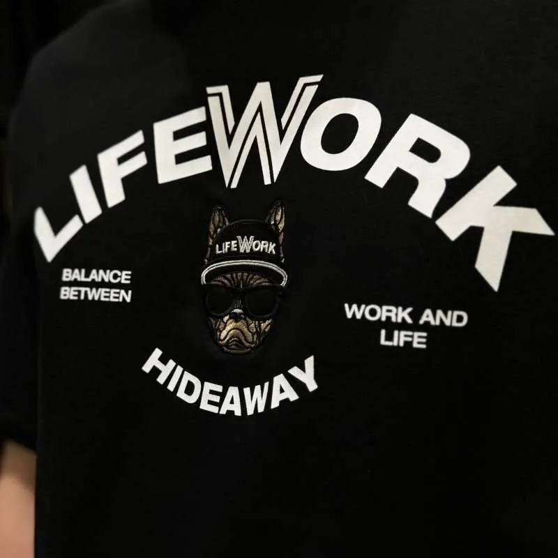 LifeWork Arch Logo Tee Black