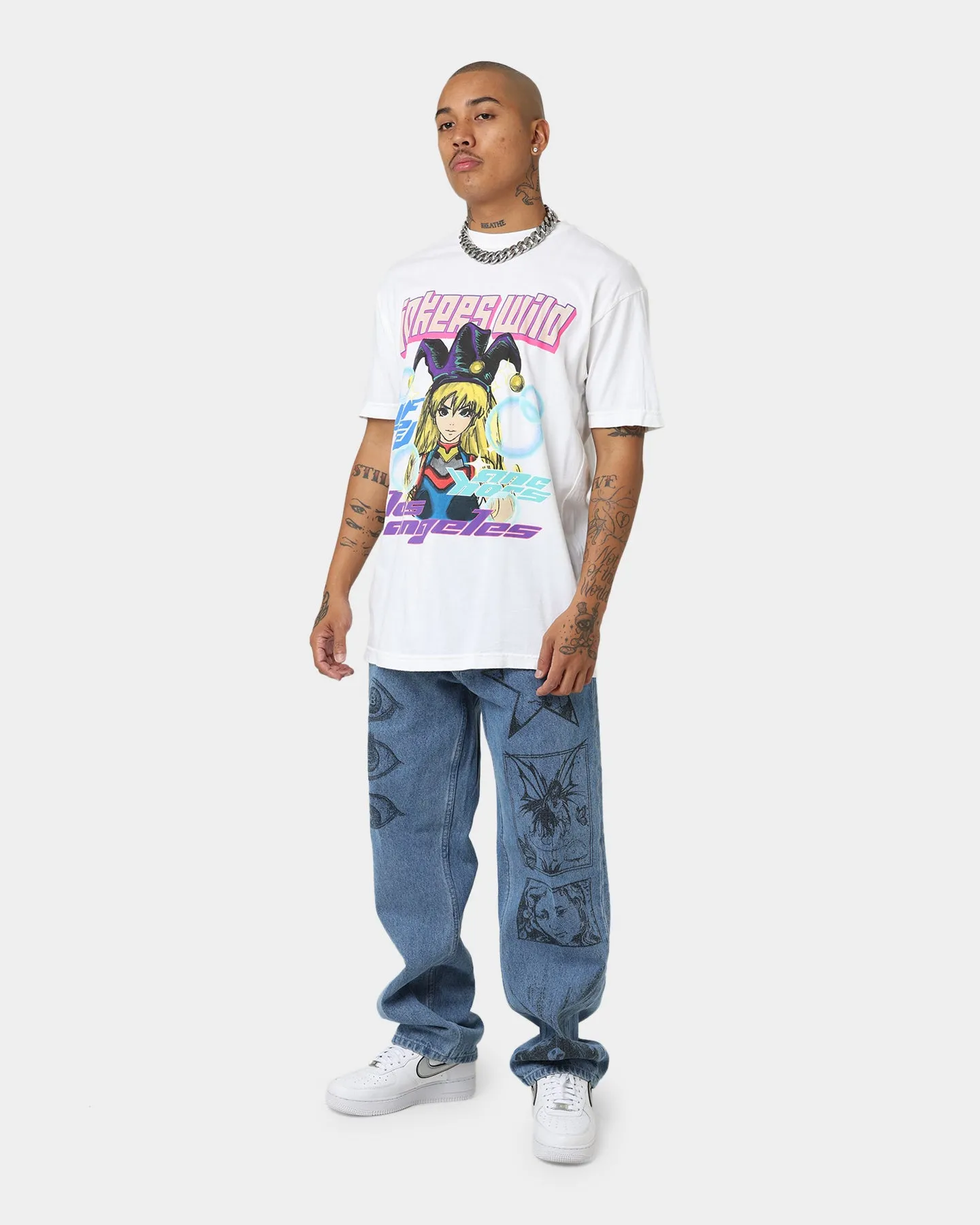 Lifted Anchors Jokers Wild T-Shirt Off White