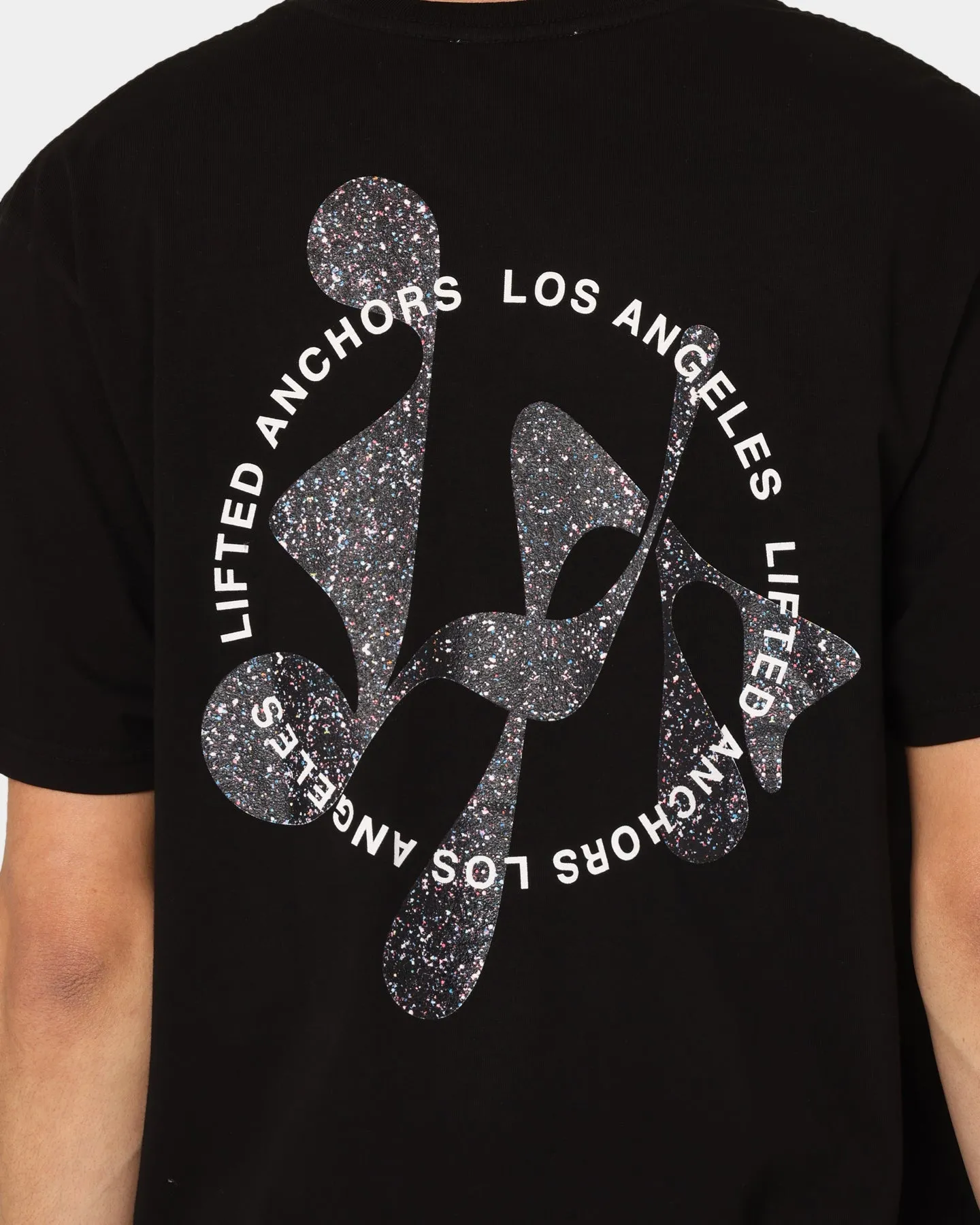 Lifted Anchors Liquid T-Shirt Black