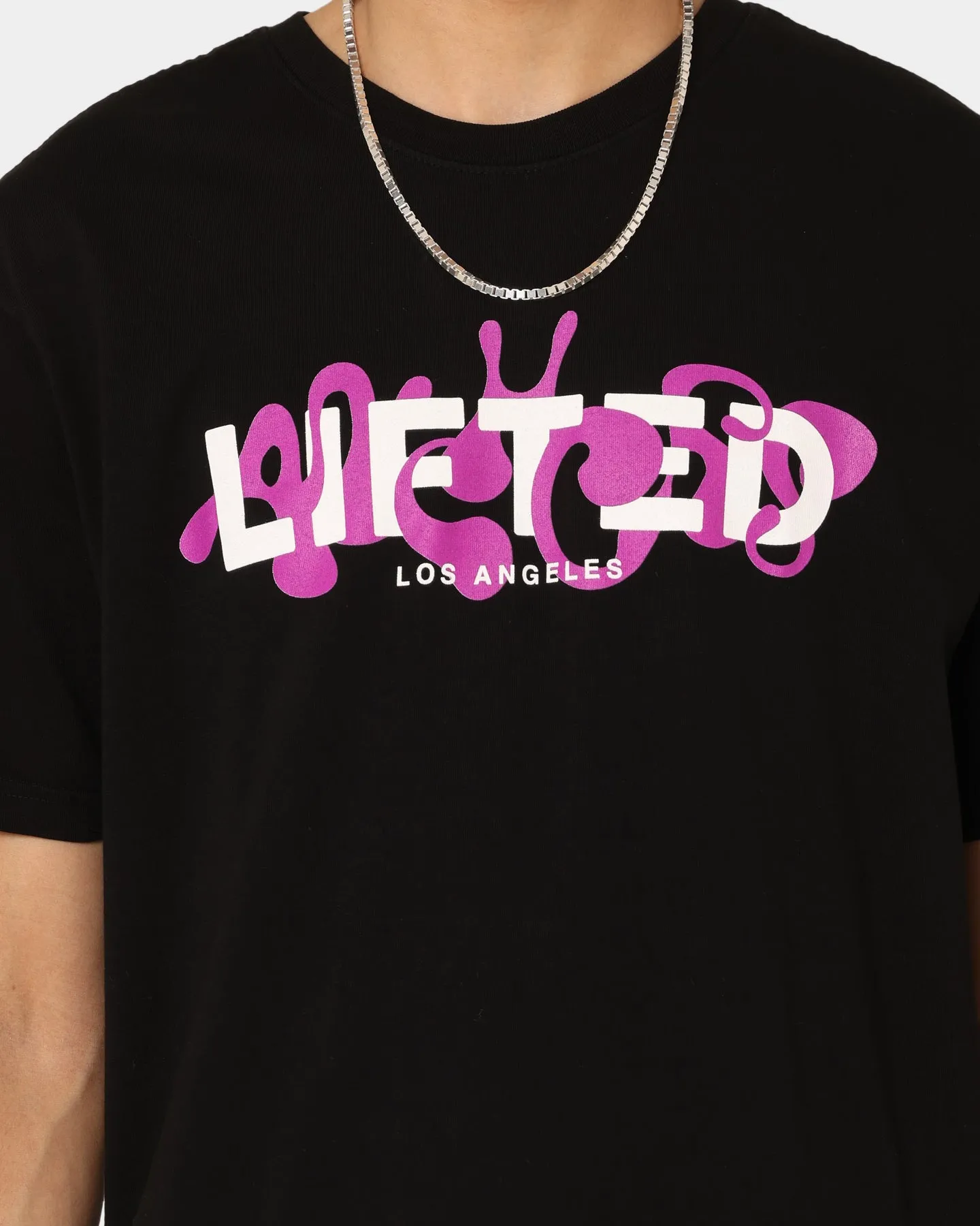 Lifted Anchors Liquid T-Shirt Black