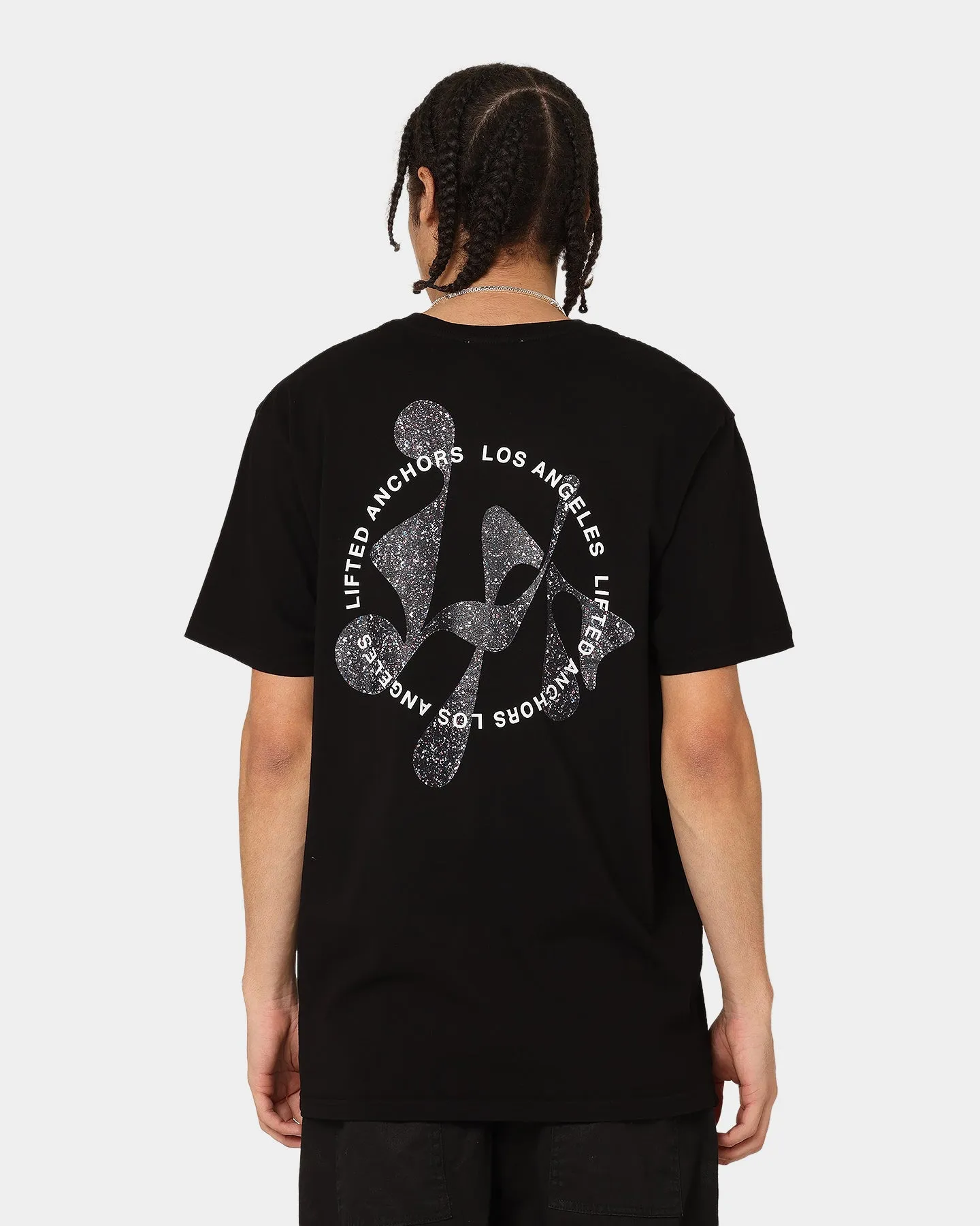 Lifted Anchors Liquid T-Shirt Black