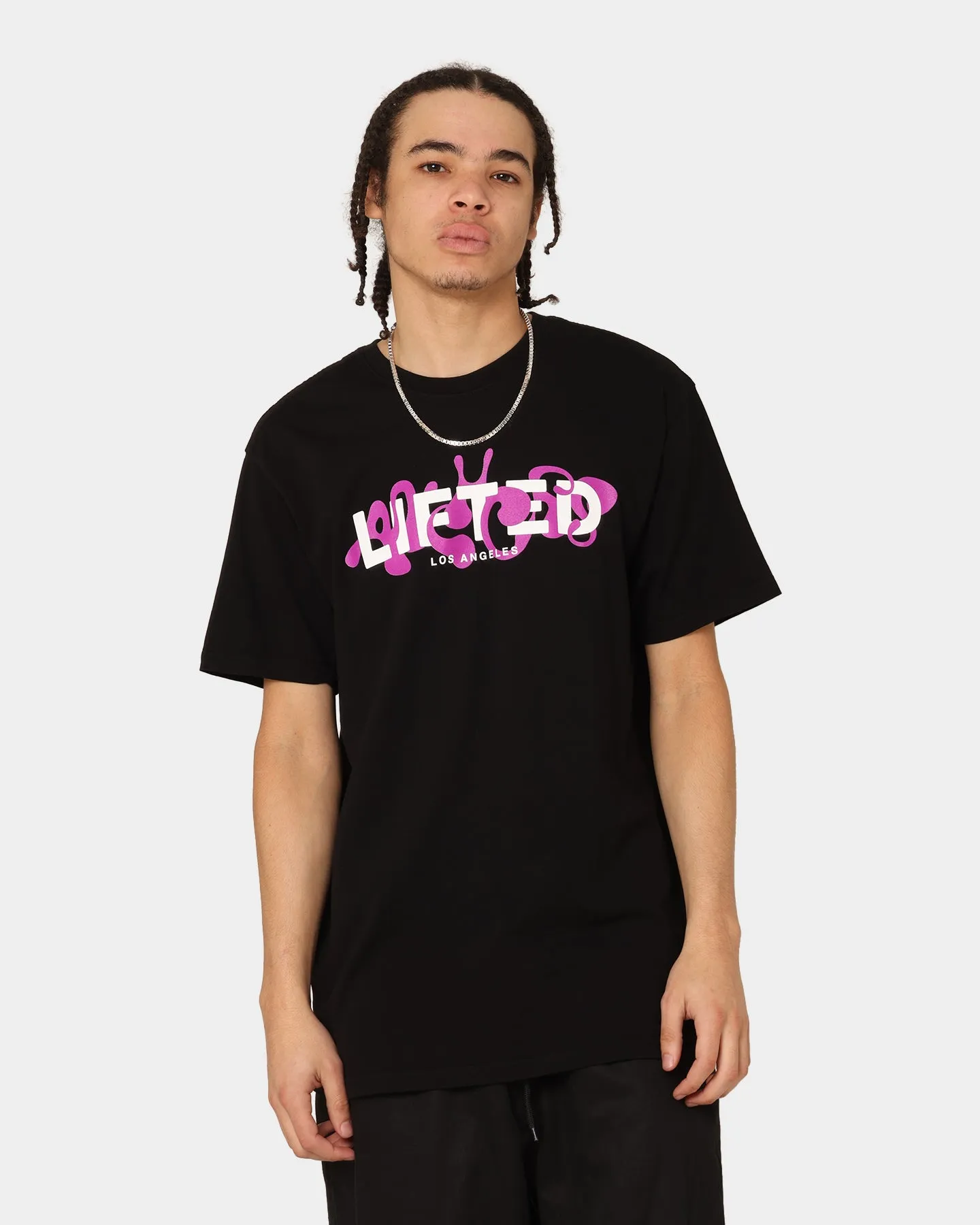 Lifted Anchors Liquid T-Shirt Black