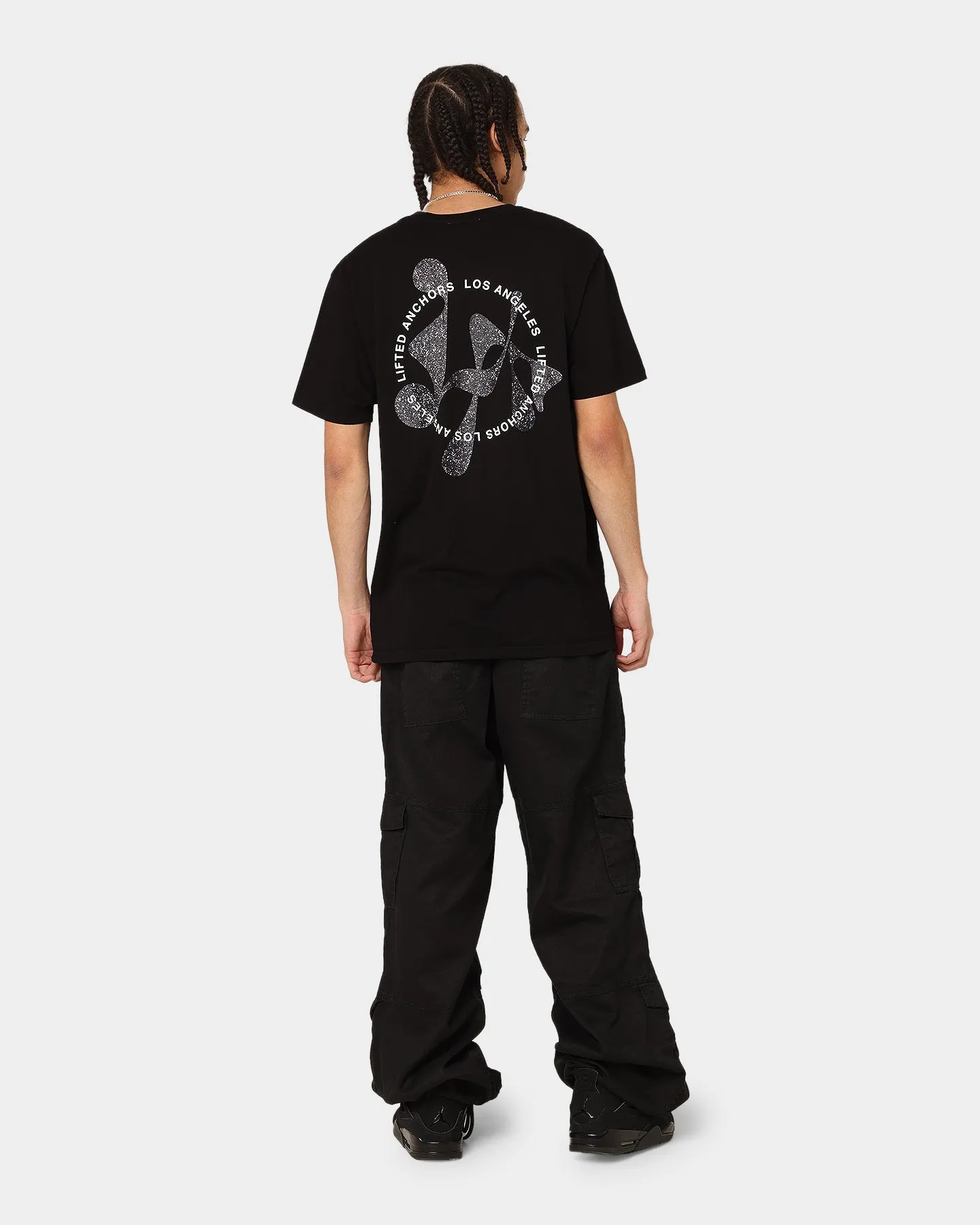 Lifted Anchors Liquid T-Shirt Black