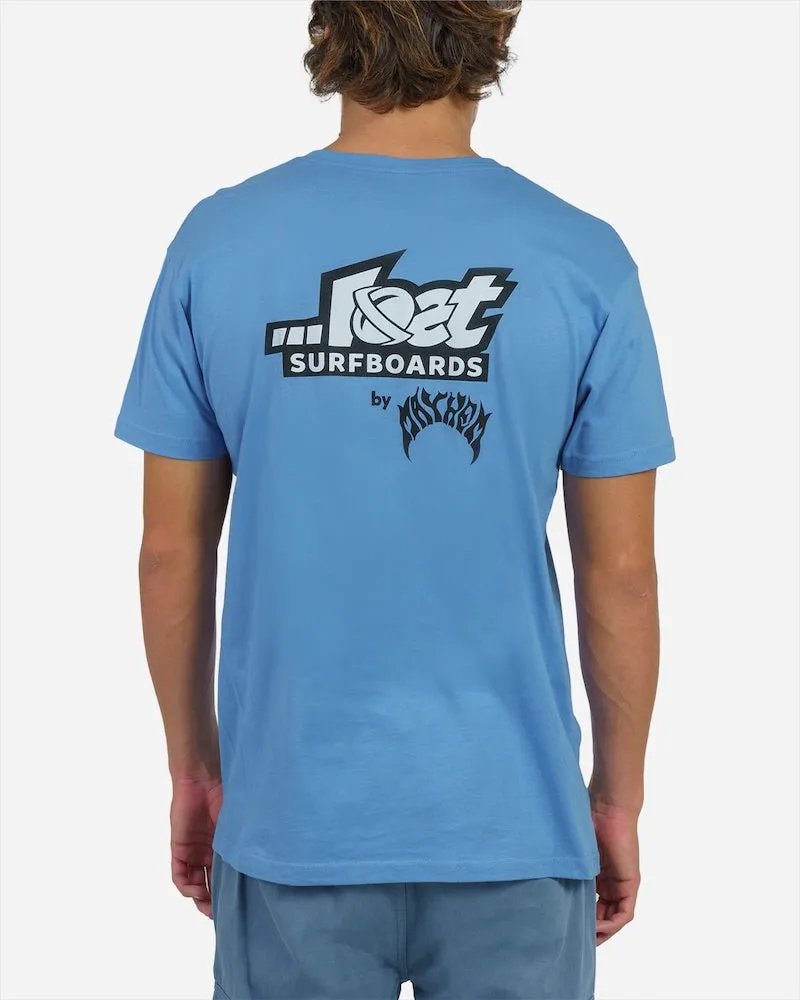 Lost Surfboards by Mayhem Tee-Coastal Blue