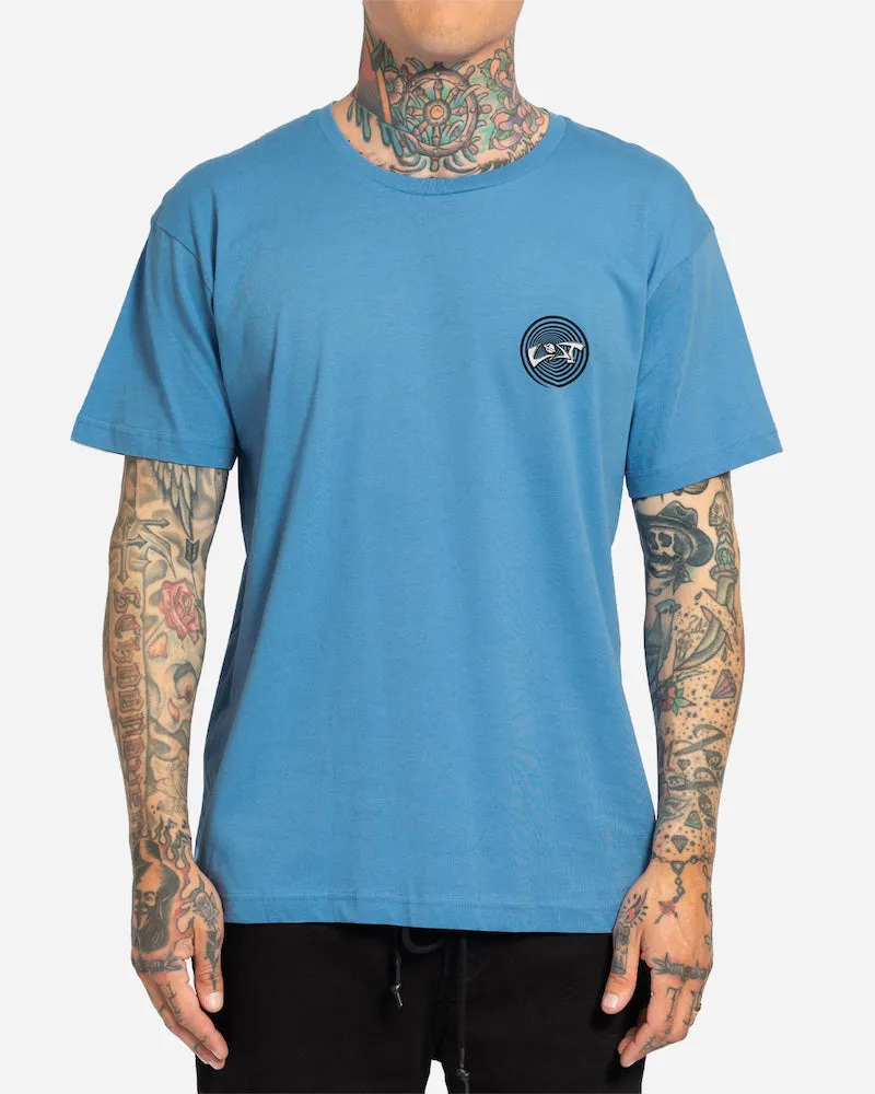 Lost Surfboards Tee-Coastal Blue