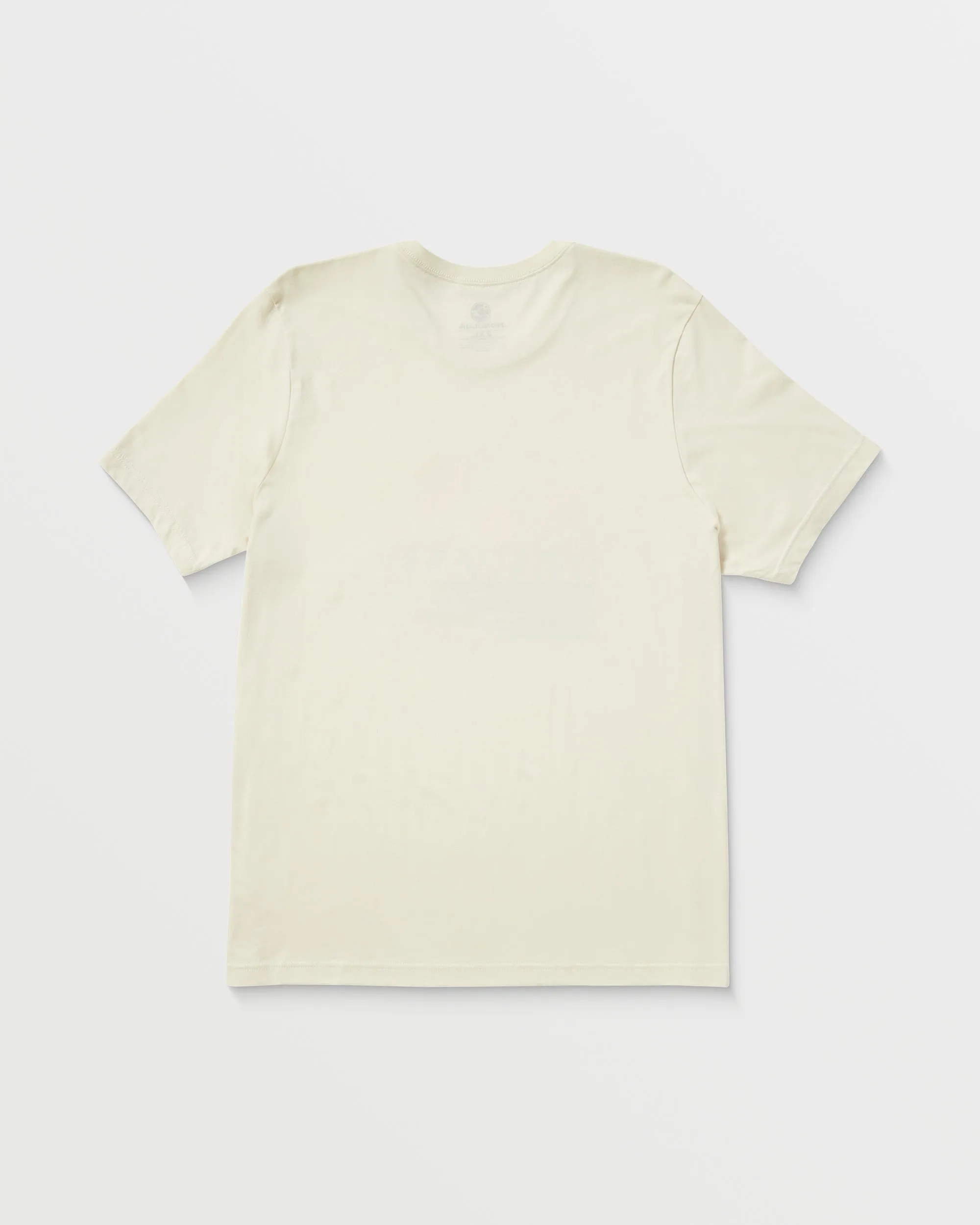 Mens Bay Paint Short Sleeve Tee - Cream