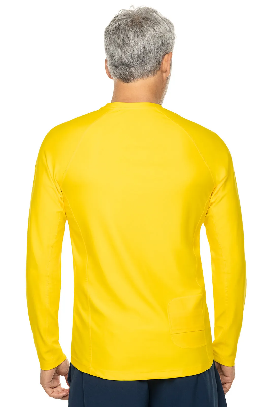 Men's Hightide Long Sleeve Swim Shirt | Bold Yellow