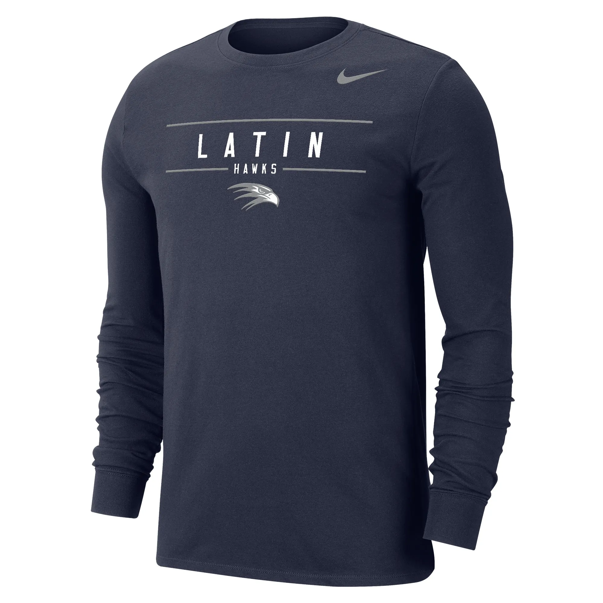 Men's Nike Dri-Fit Cotton Long Sleeve Tee