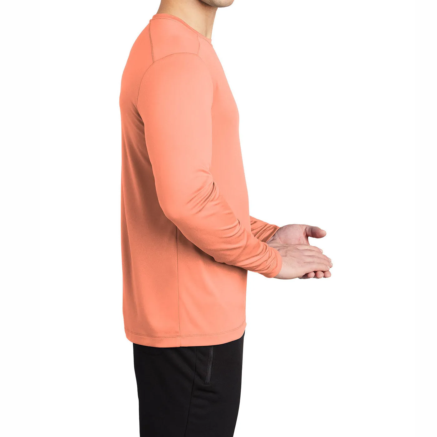 Men's Pro Long Sleeve Performance Tee for Active Wear