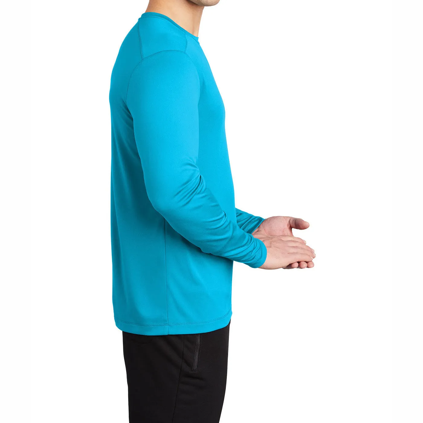 Men's Pro Long Sleeve Performance Tee for Active Wear