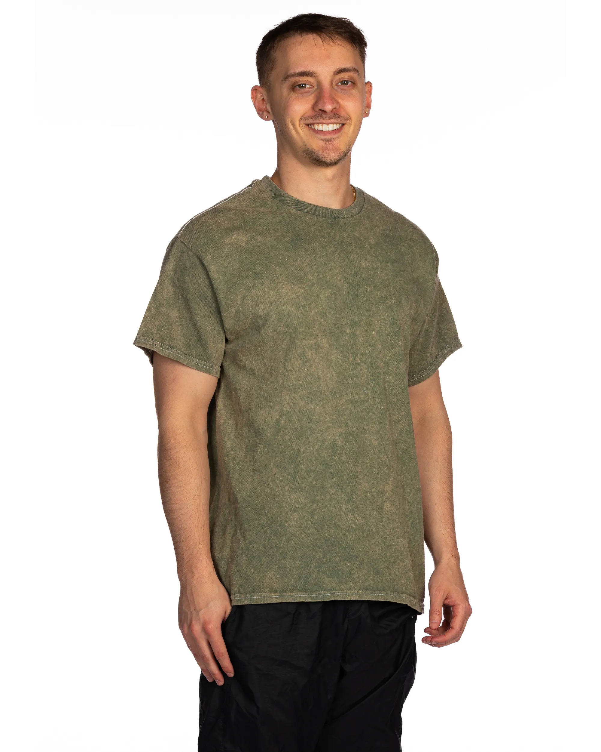 Mineral Wash Tees - Kale