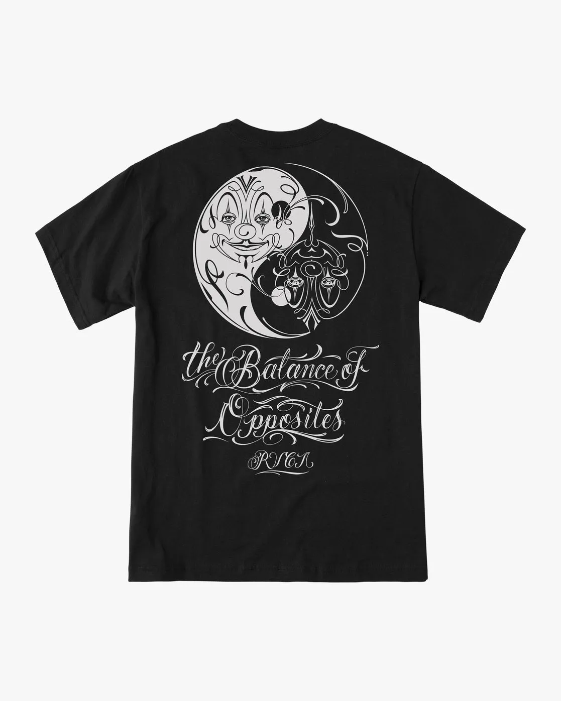 Mister Cartoon Yin Yang Tee - Black