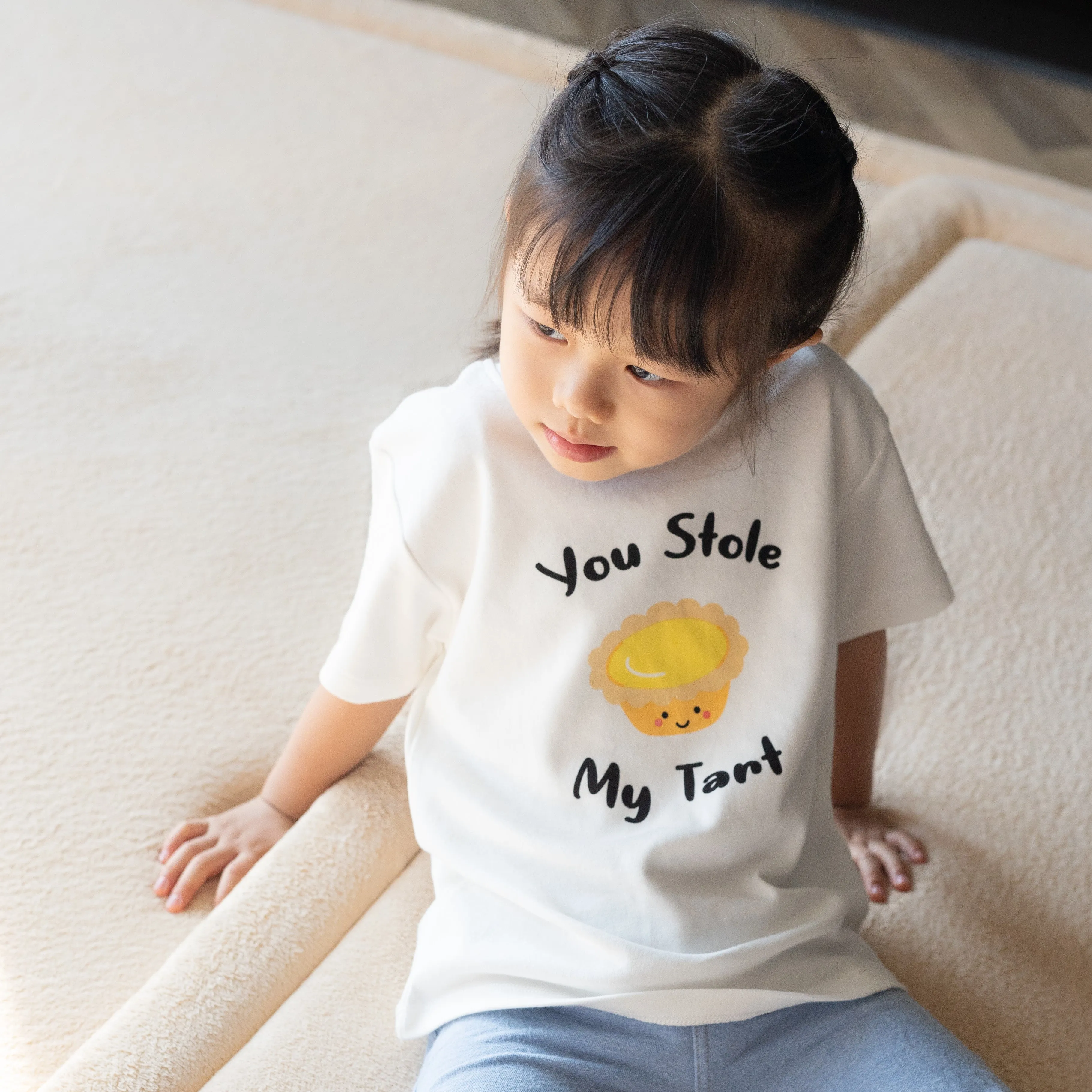 Mommy & Me Set Organic Cotton T-Shirts - Egg Tart