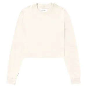 Monday Long Sleeve Crop Top Natural