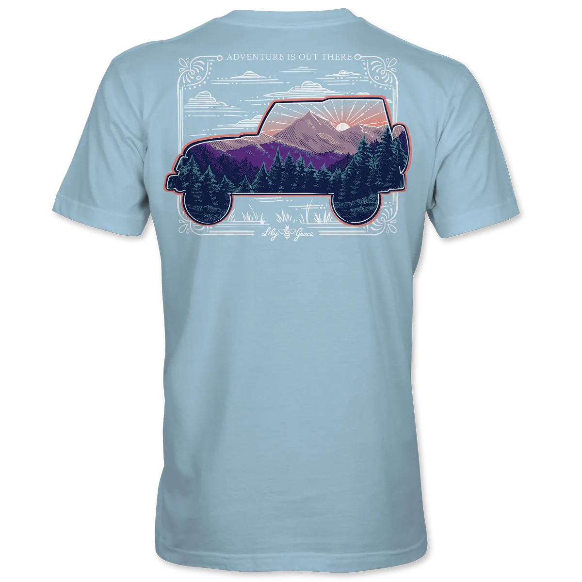 Mountain Scene Jeep - 21265