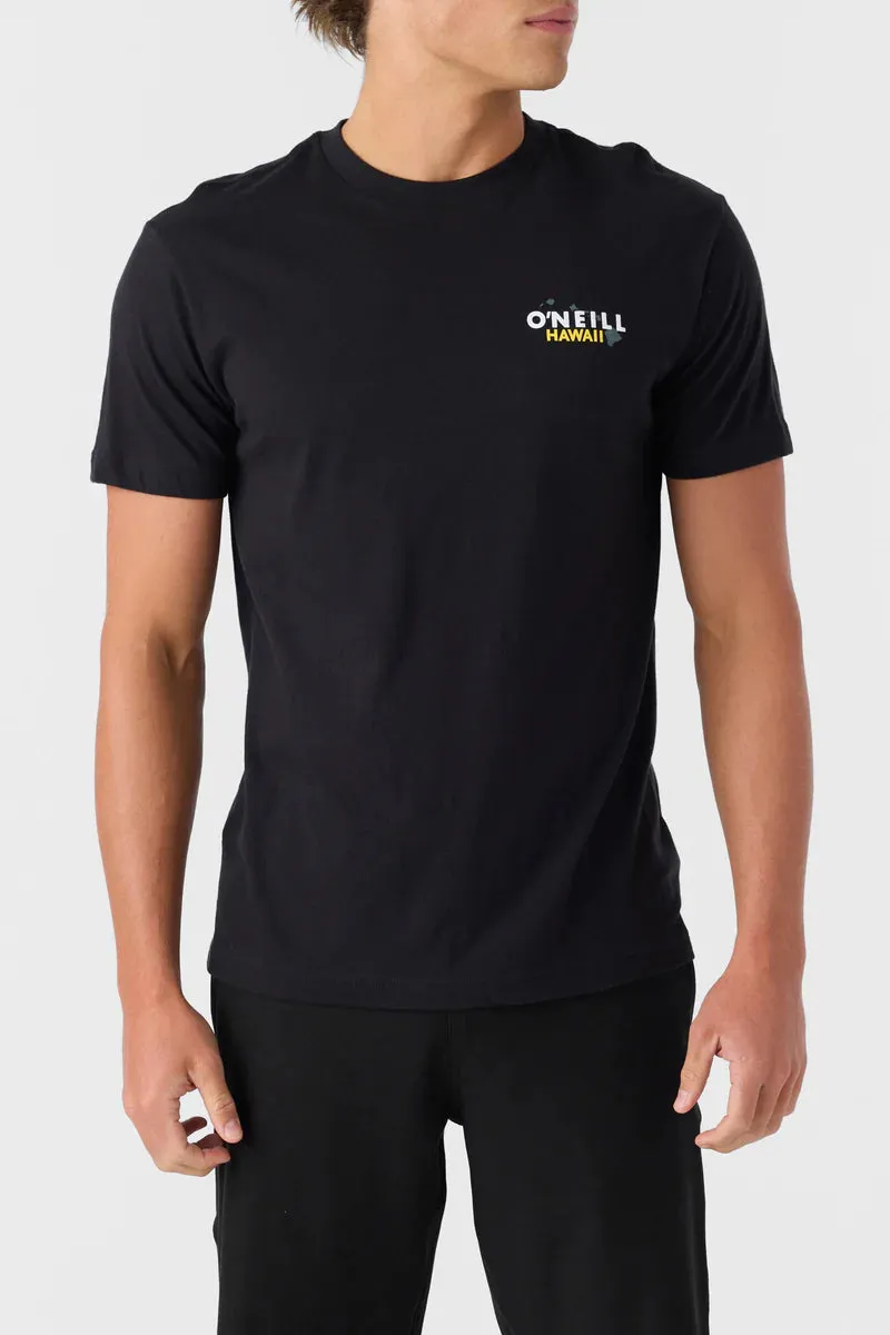 O'NEILL MAIN CATCH TEE - BLACK