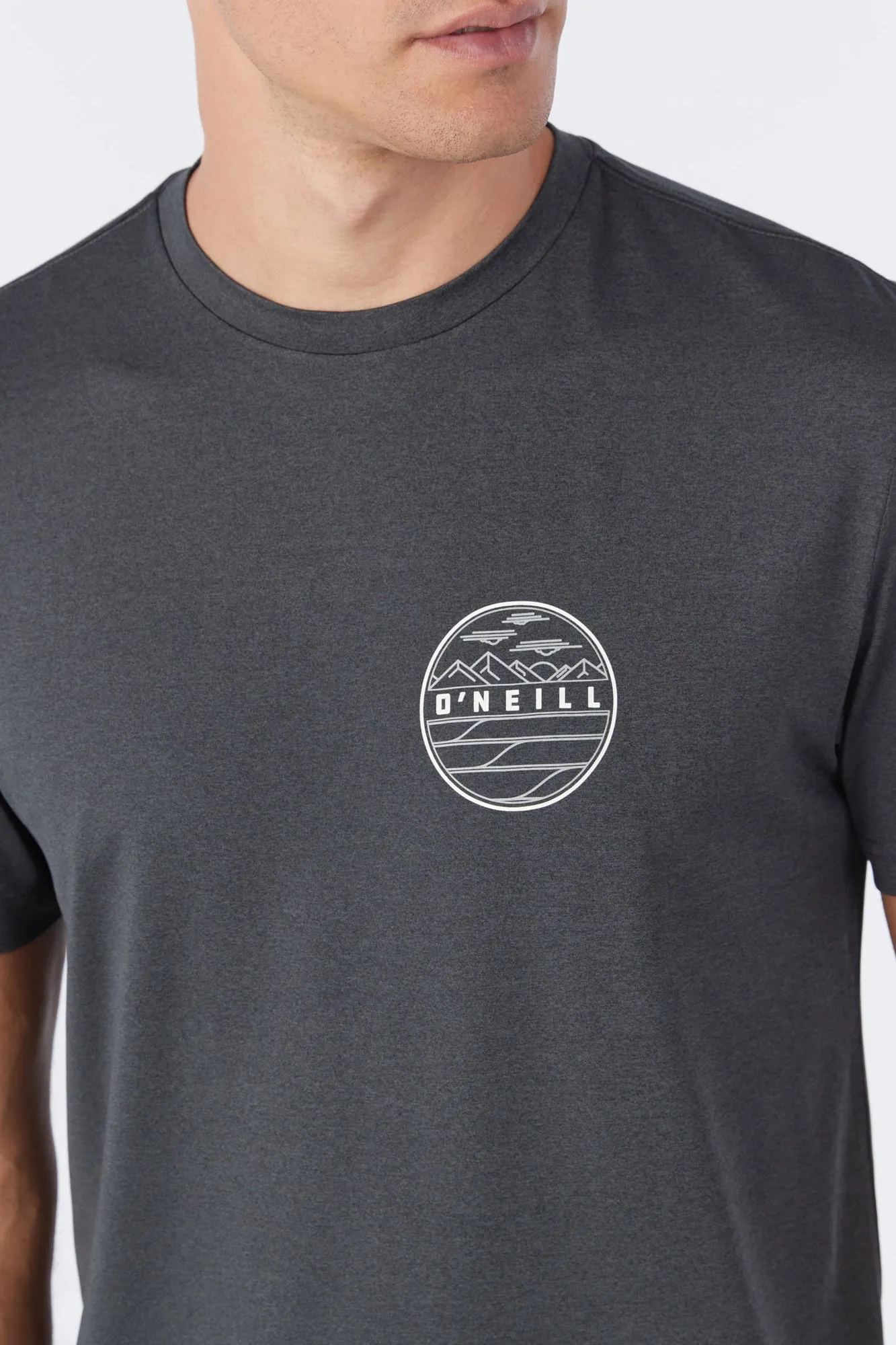 O'Neill Trvlr UPF Tee-Hthr Blk2