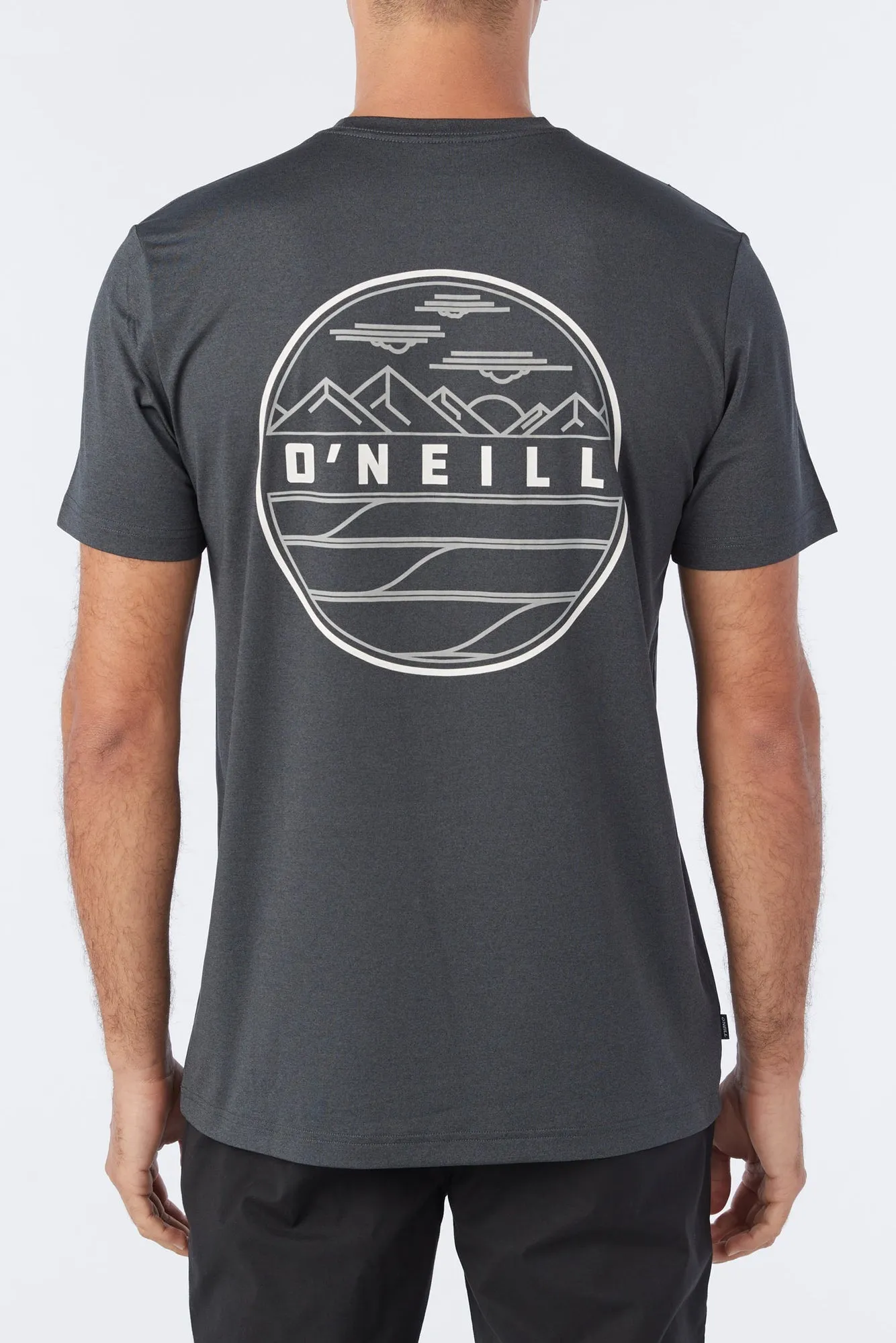 O'Neill Trvlr UPF Tee-Hthr Blk2