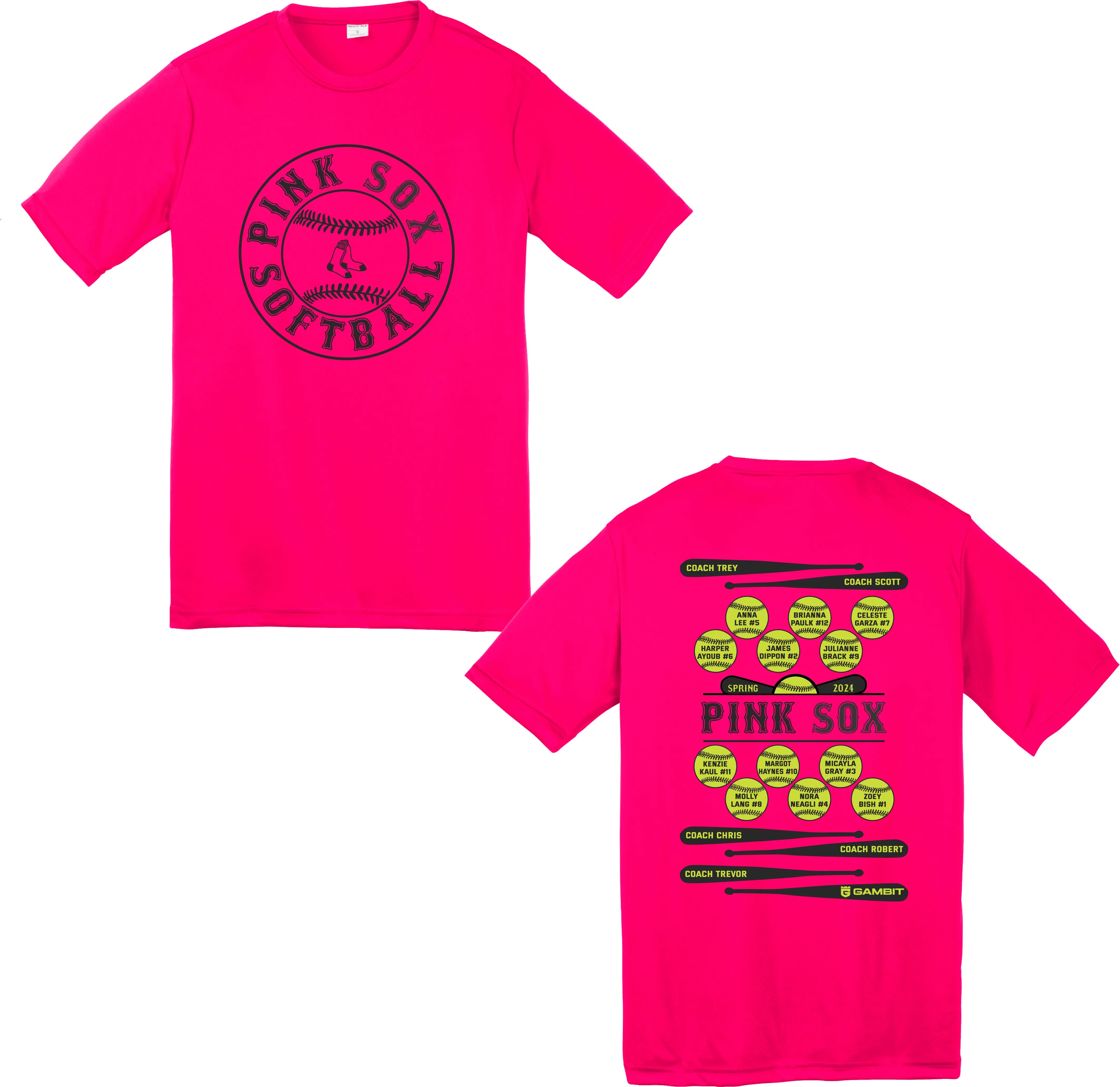 Pink Sox - ROSTER SHIRT - FSA