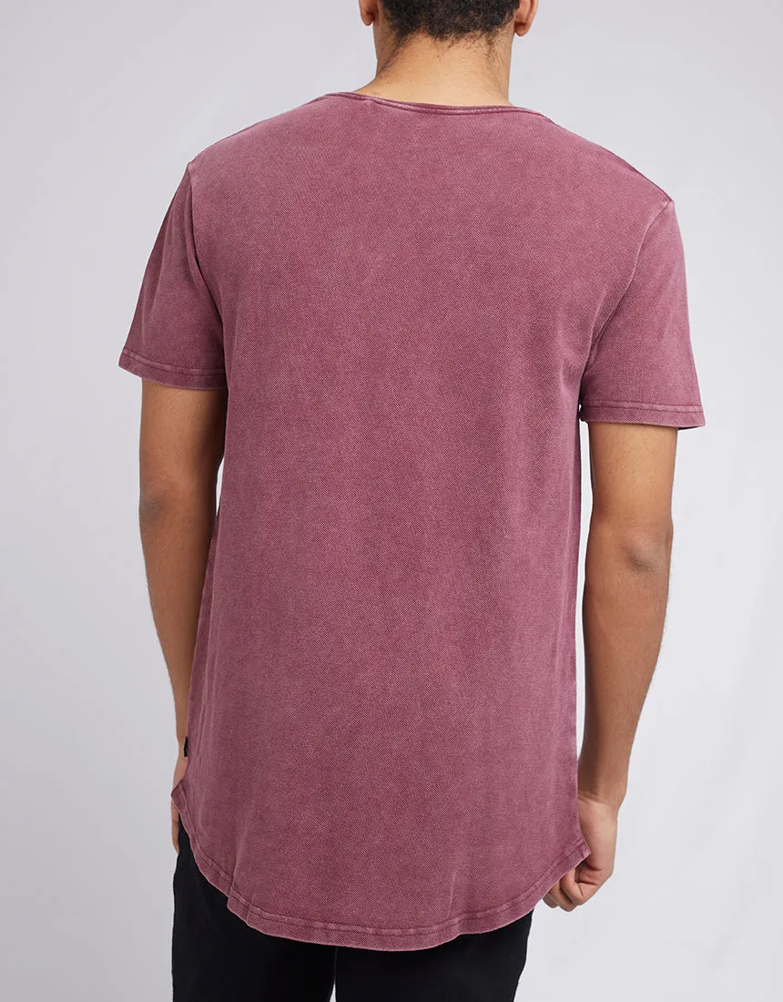 Pique Tee 3 Pack Grey, Burgundy & Black