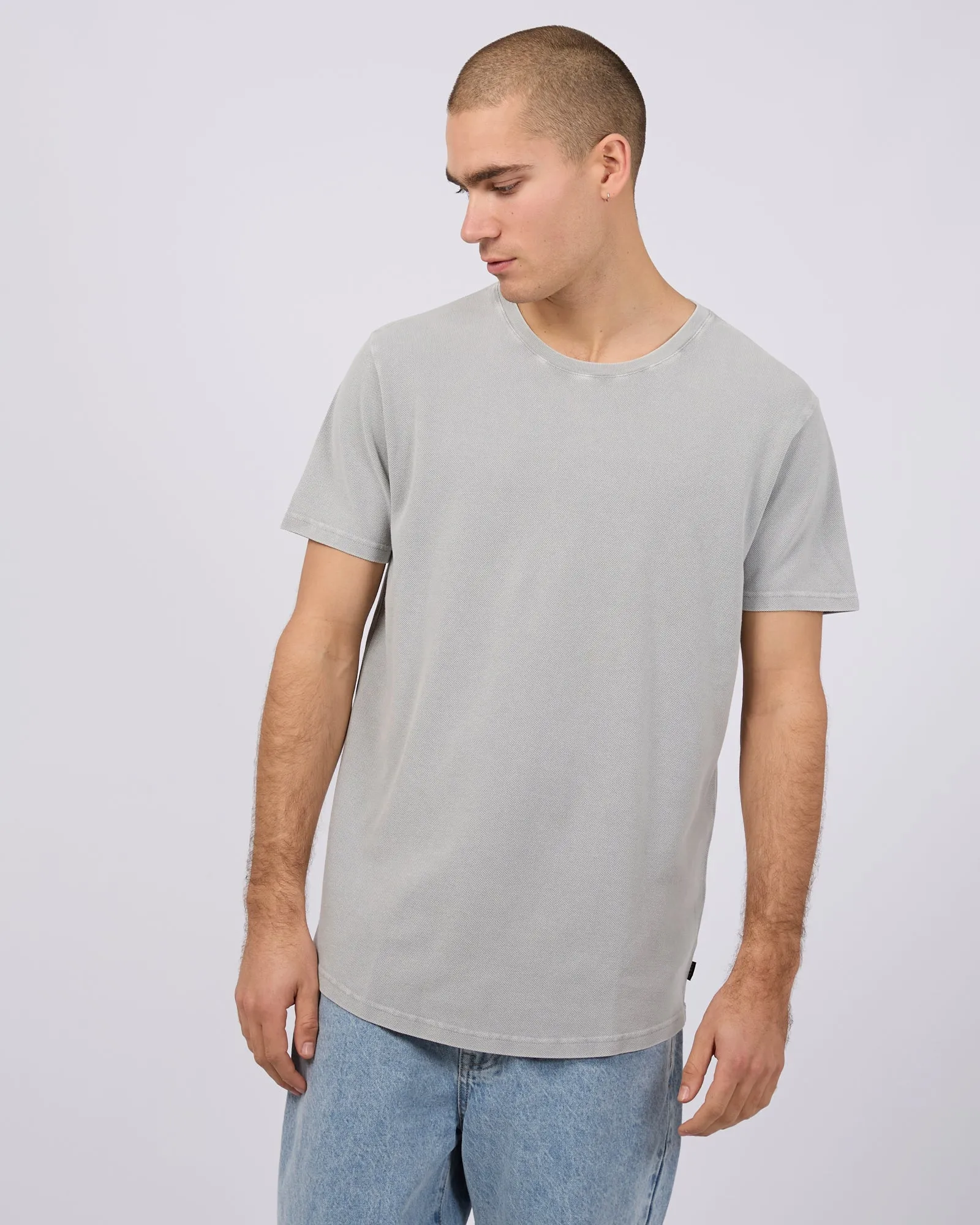 Pique Tee Grey