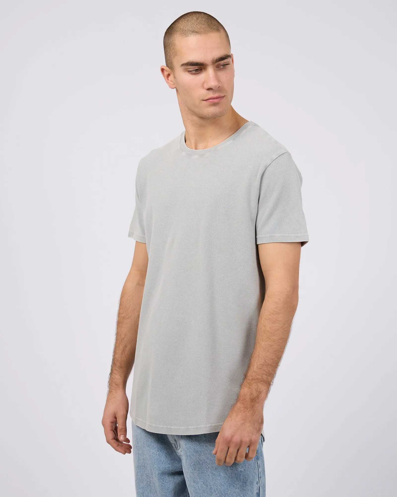 Pique Tee Grey