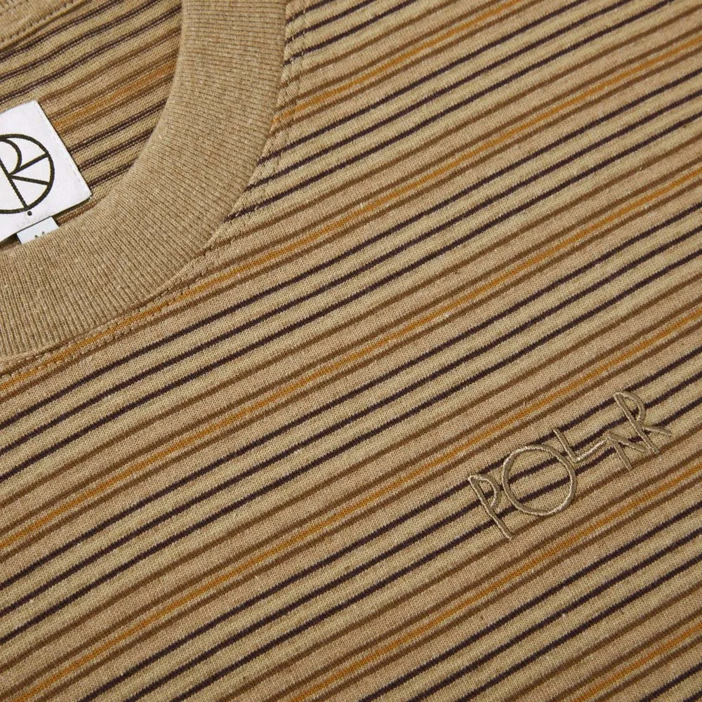 Polar Skate Co. Stripe Surf Tee (Camel)