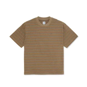 Polar Skate Co. Stripe Surf Tee (Camel)