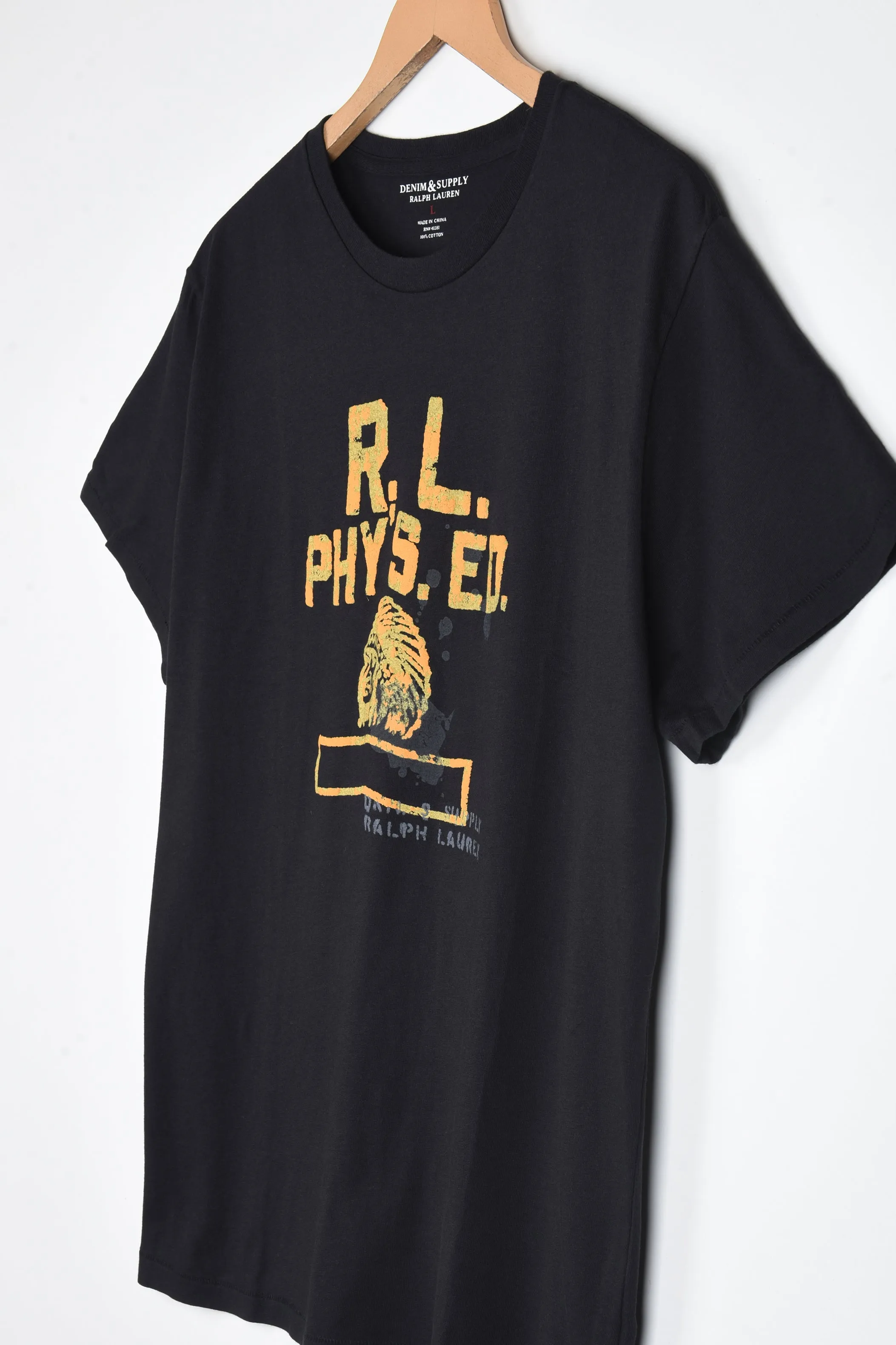 RALPH LAURNE RED INDIAN PRINT TEE