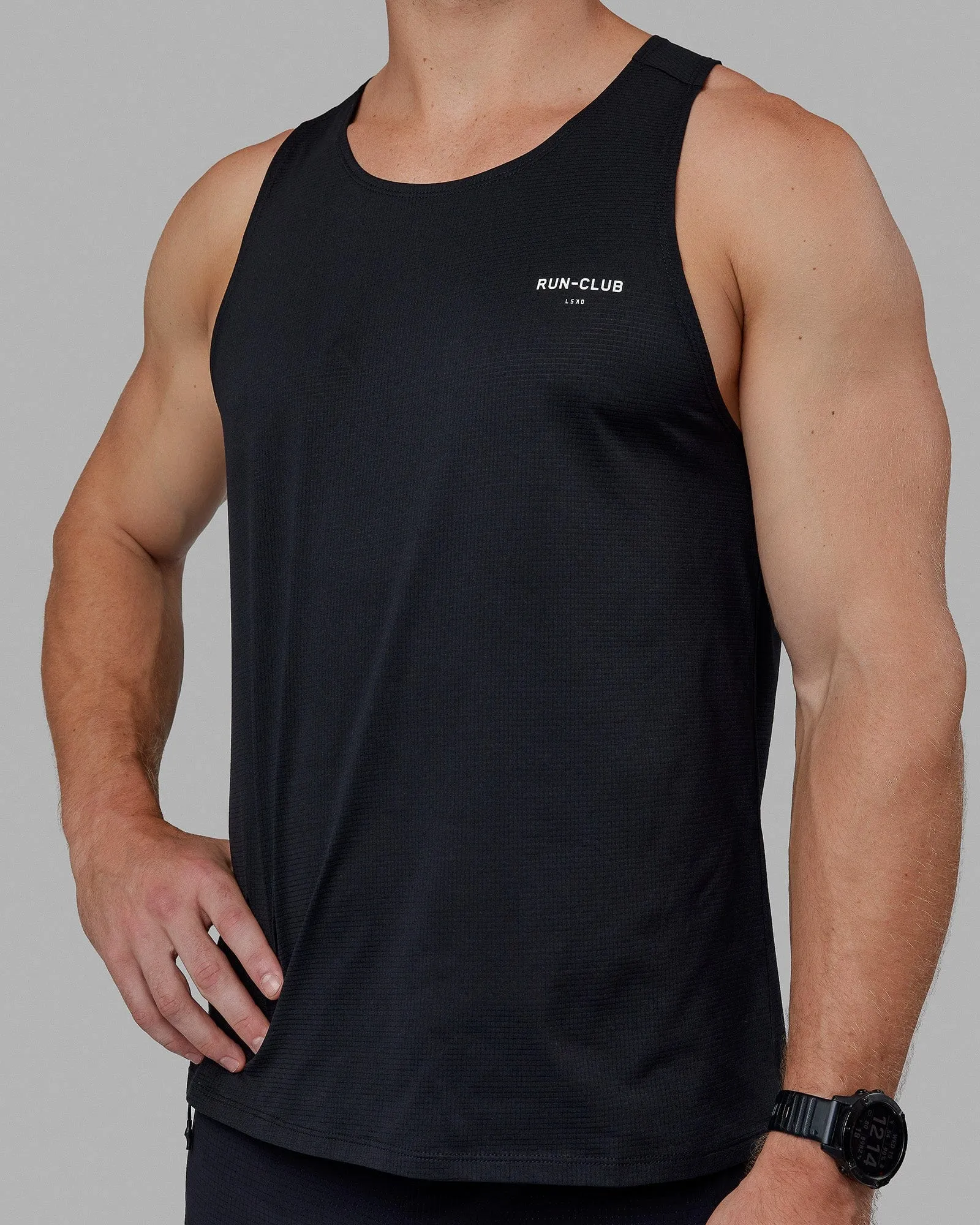 RUN–CLUB Performance Tank - Black