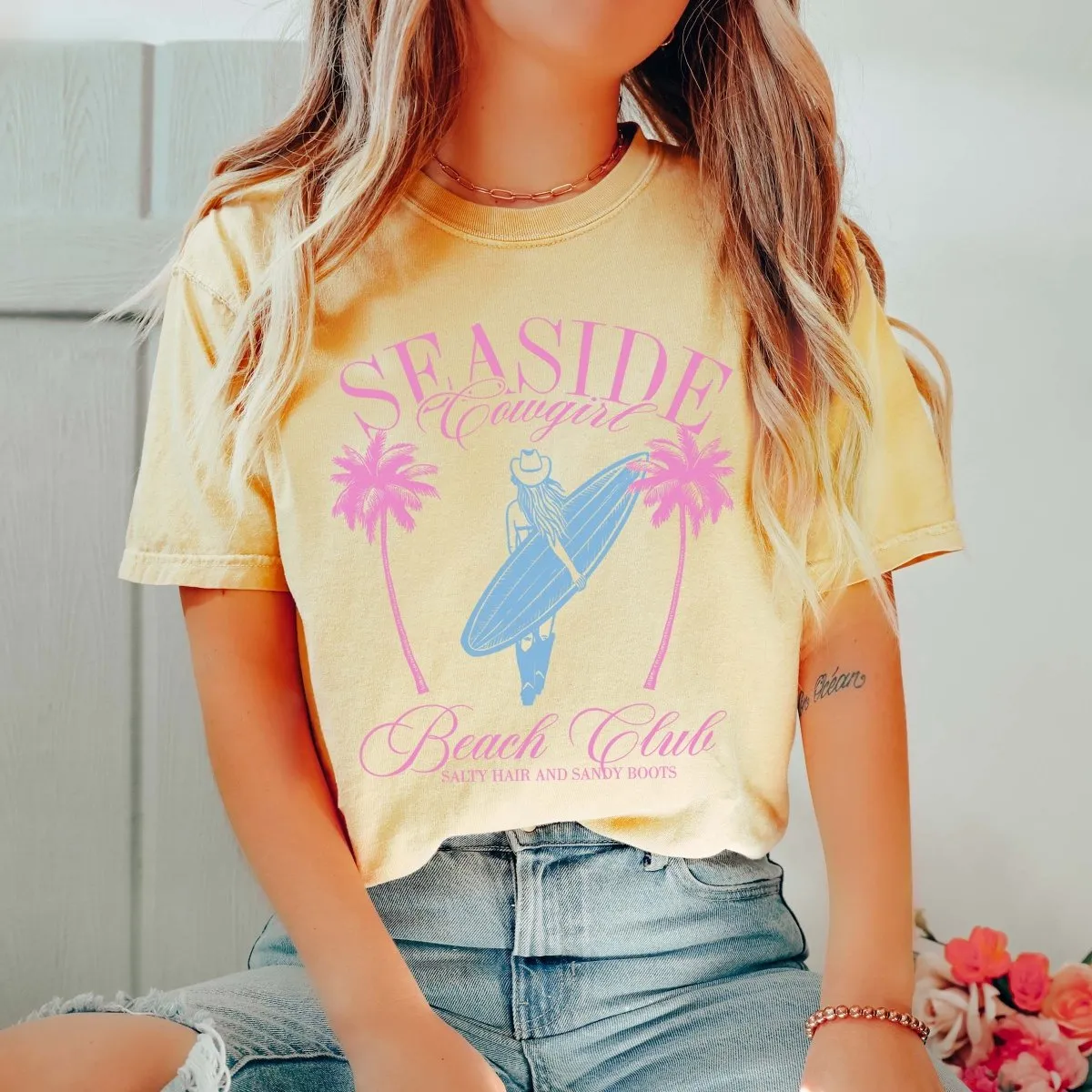 Seaside Cowgirl Comfort Color Tee