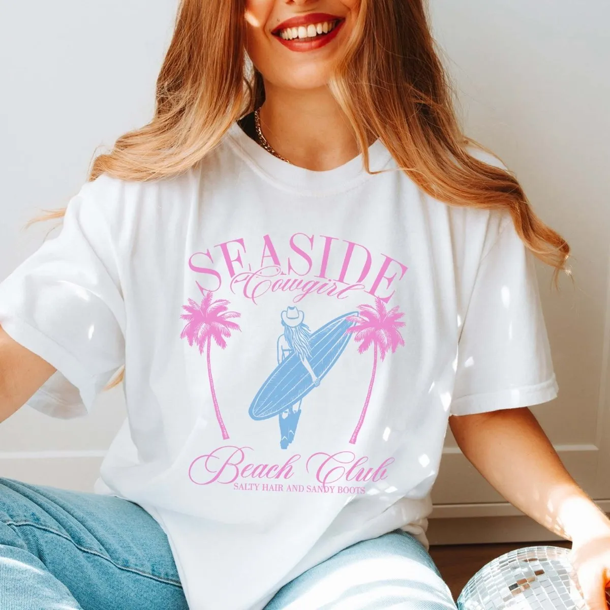 Seaside Cowgirl Comfort Color Tee