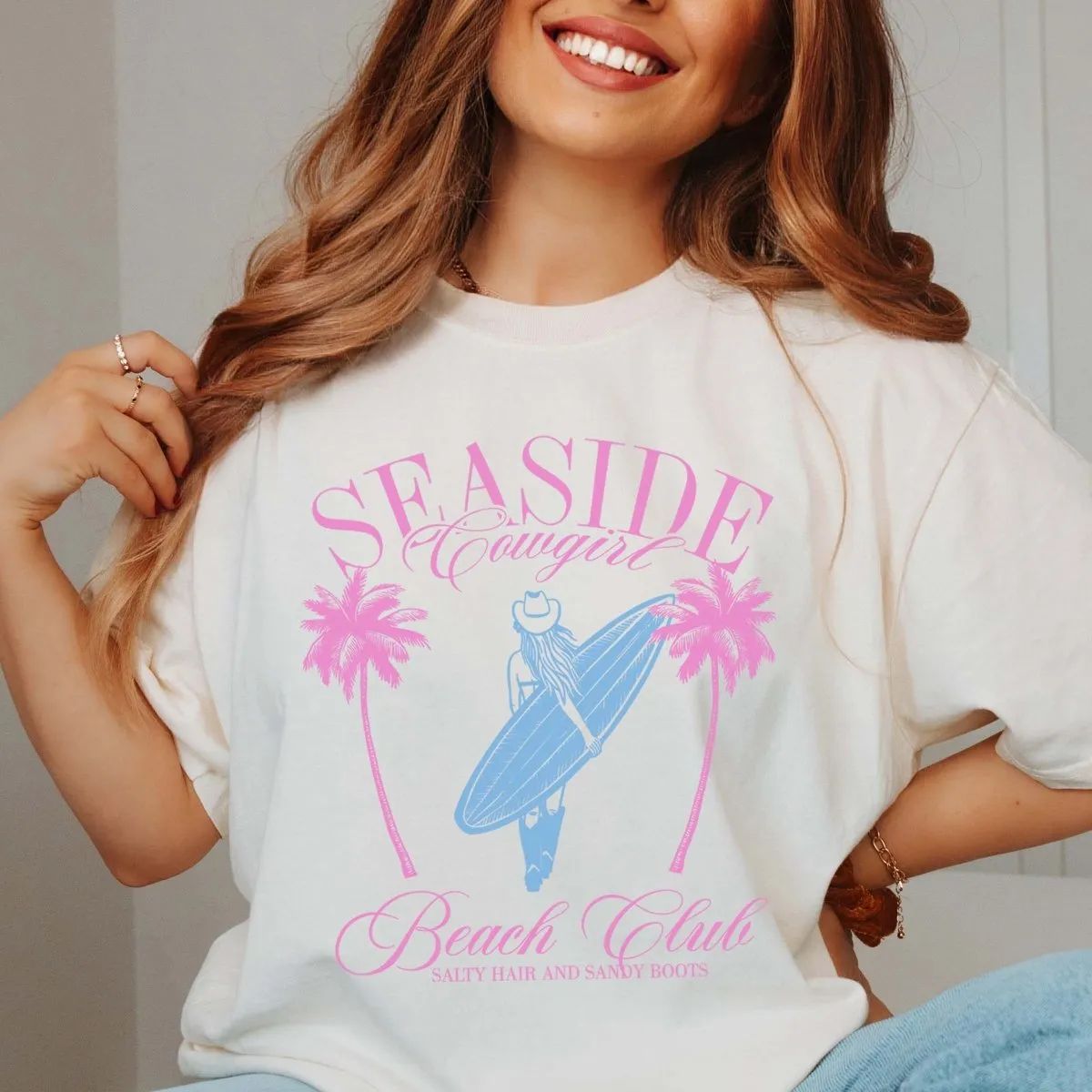 Seaside Cowgirl Comfort Color Tee