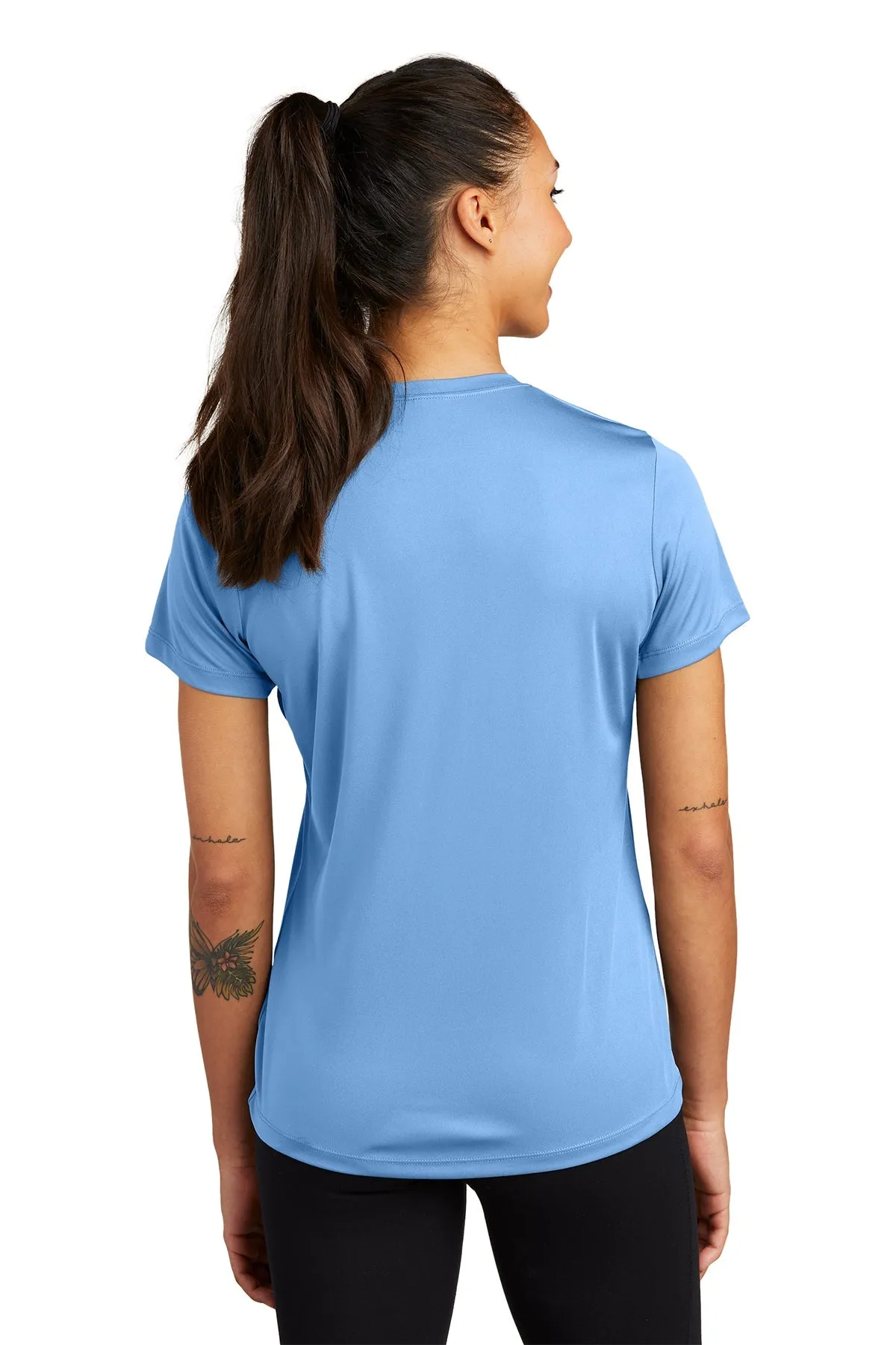 Sport-Tek Ladies PosiCharge Custom Competitor Tee's, Carolina Blue