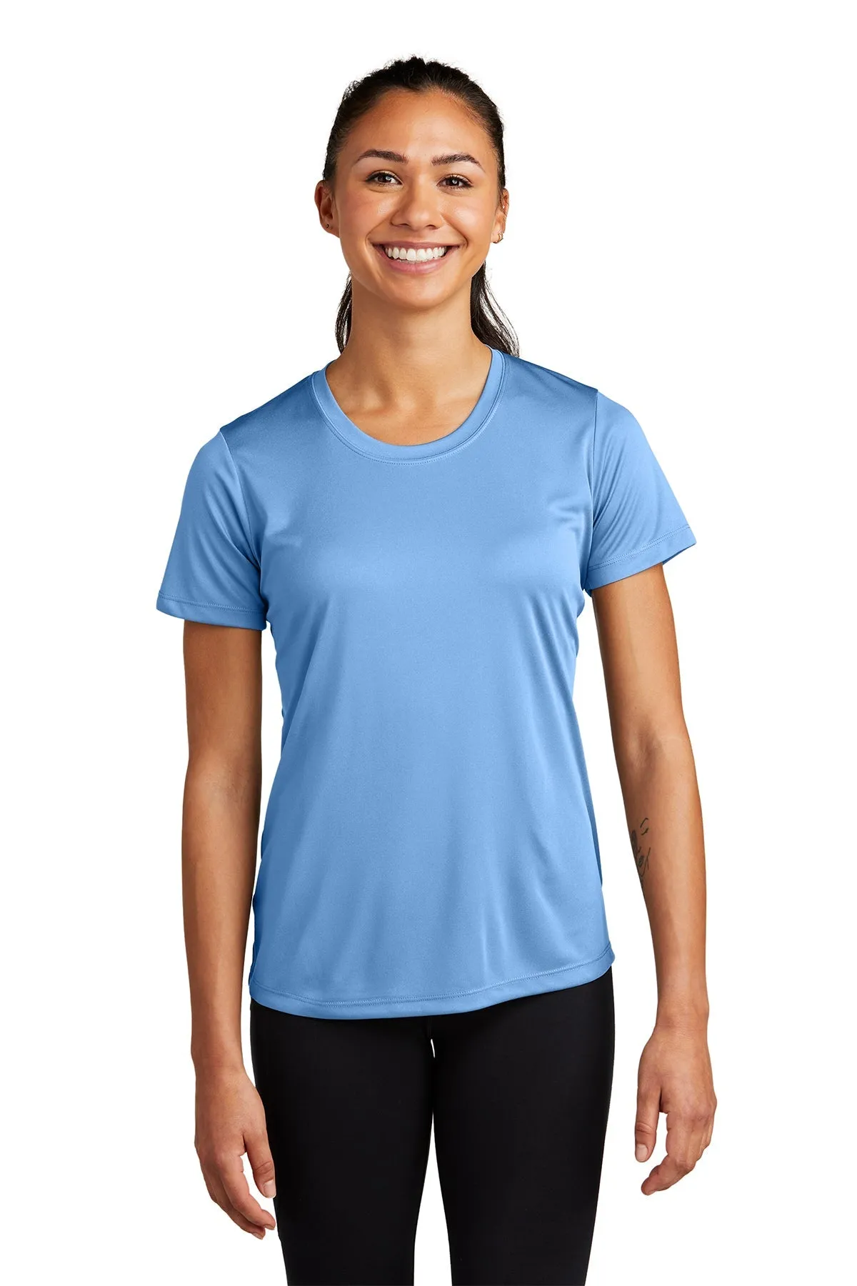 Sport-Tek Ladies PosiCharge Custom Competitor Tee's, Carolina Blue