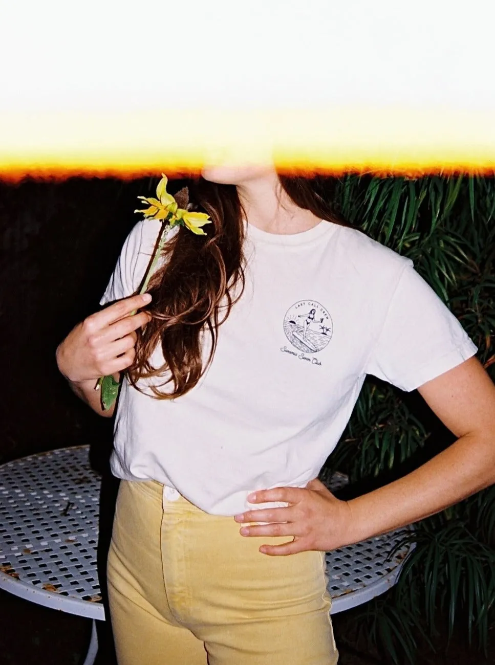 Swim Club Vintage Tee // Cream