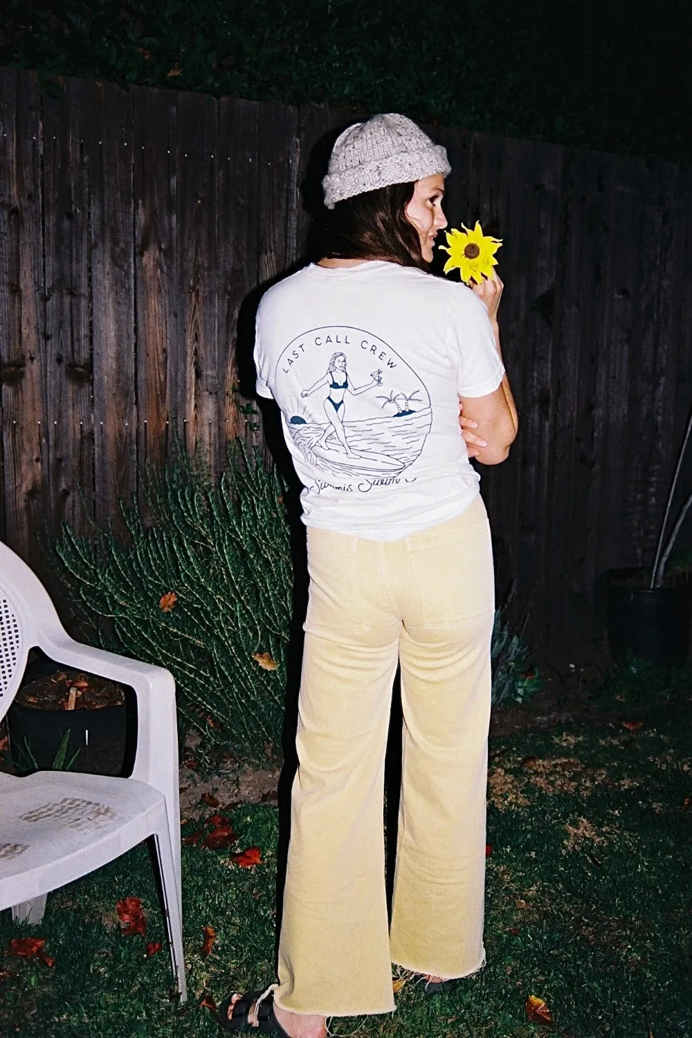 Swim Club Vintage Tee // Cream