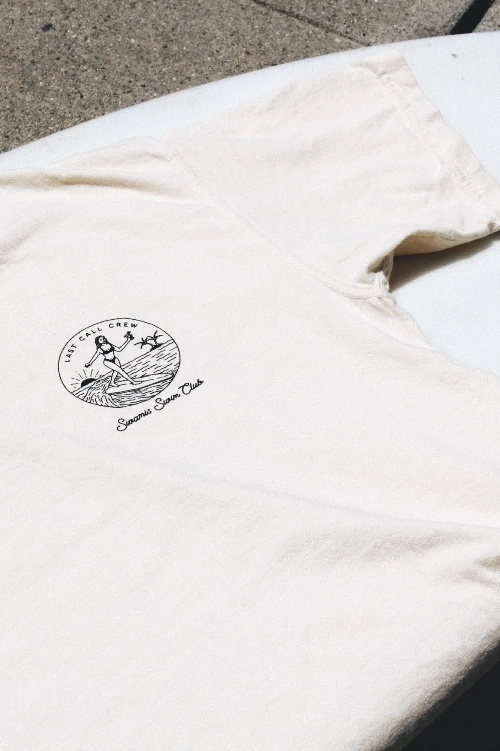 Swim Club Vintage Tee // Cream