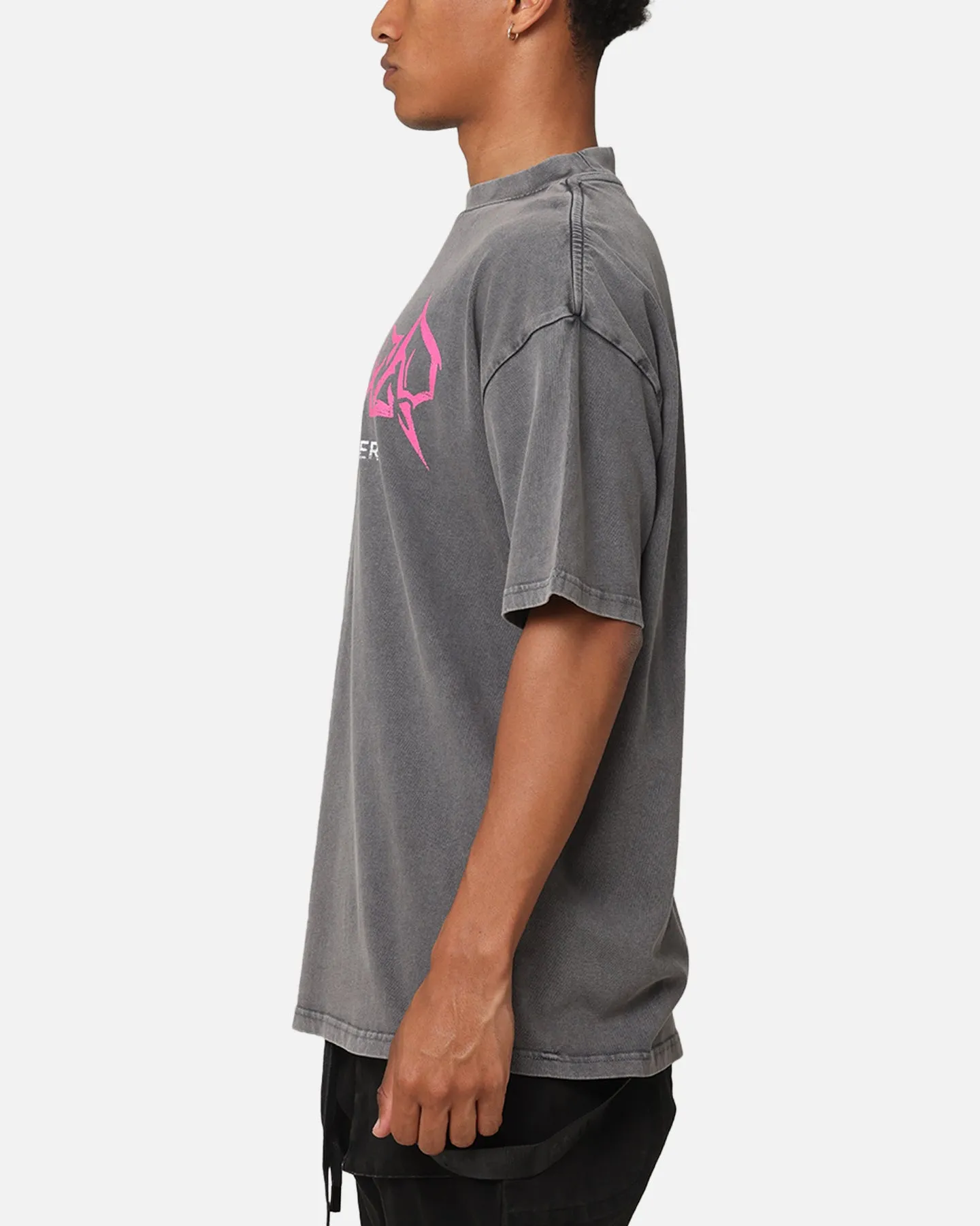 The Anti Order GHXST Mock Neck T-Shirt Washed Charcoal