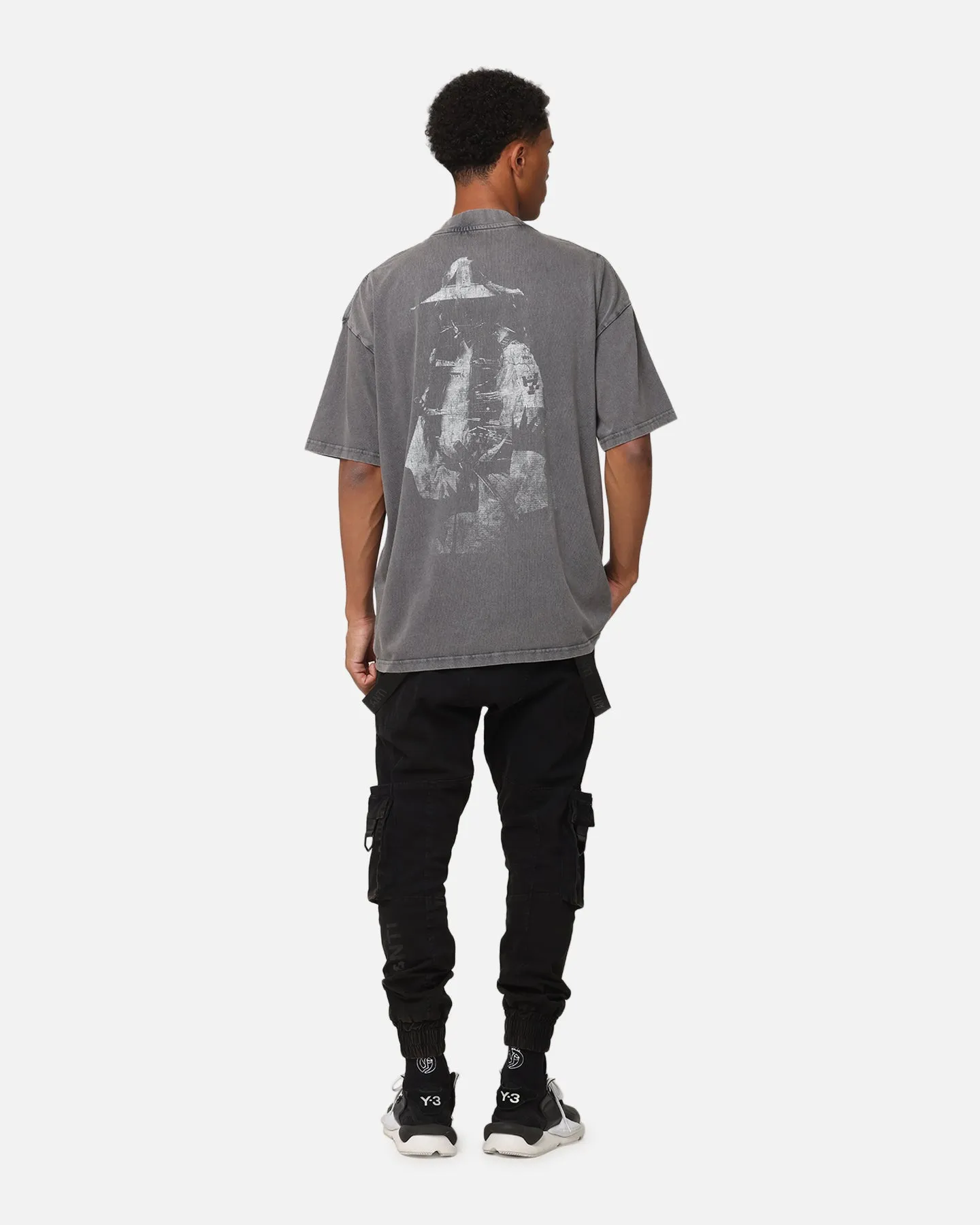 The Anti Order GHXST Mock Neck T-Shirt Washed Charcoal