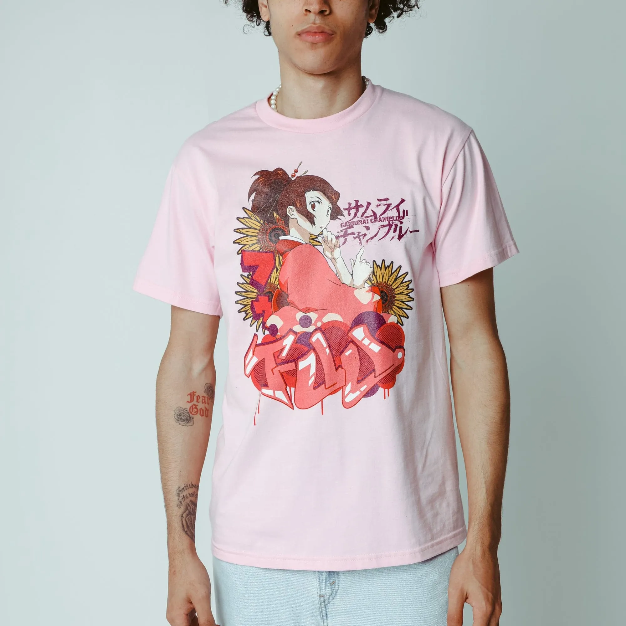 The Smell Of Sunflowers Pink Tee