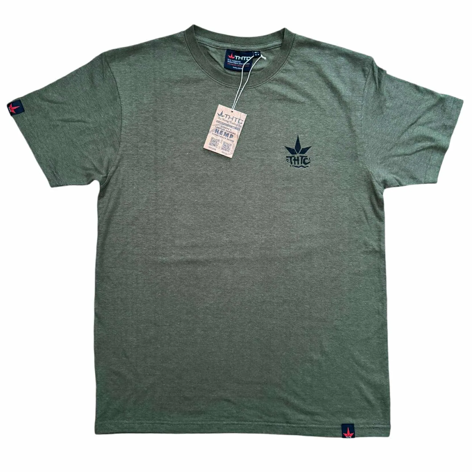 Tribes Unfuck The World Hemp T-Shirt Army Green (Premium Weight)