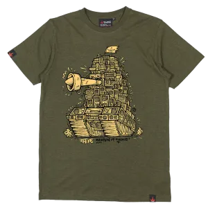 Tribes Weapon Of Choice Hemp T-Shirt Army Green (Premium Weight)