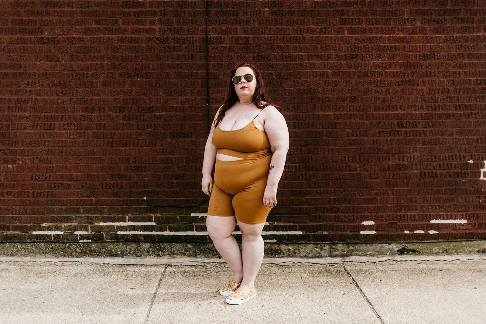 vada winter biker short in butterscotch