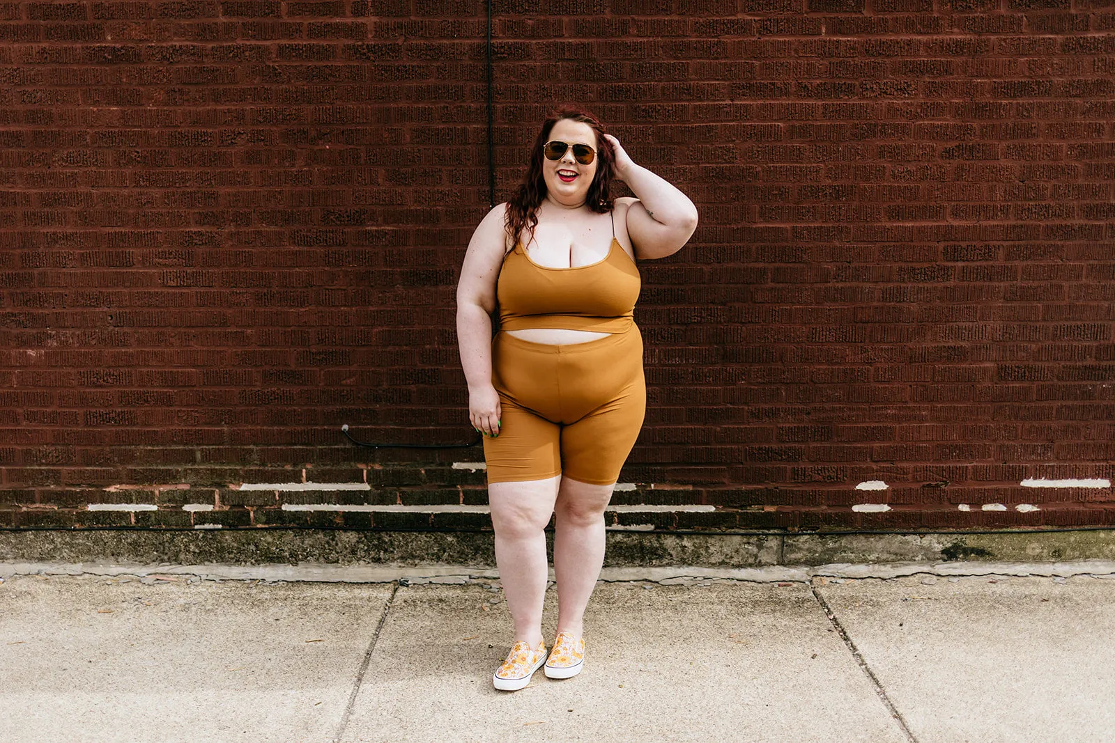 vada winter biker short in butterscotch