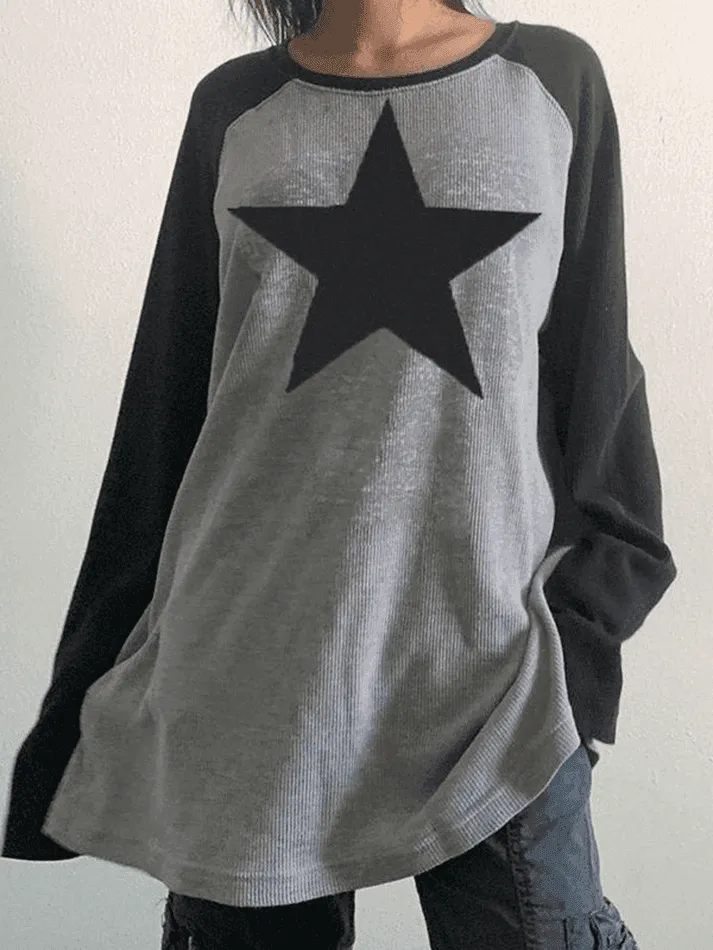 Vintage Star Y2K Long Sleeve Tee