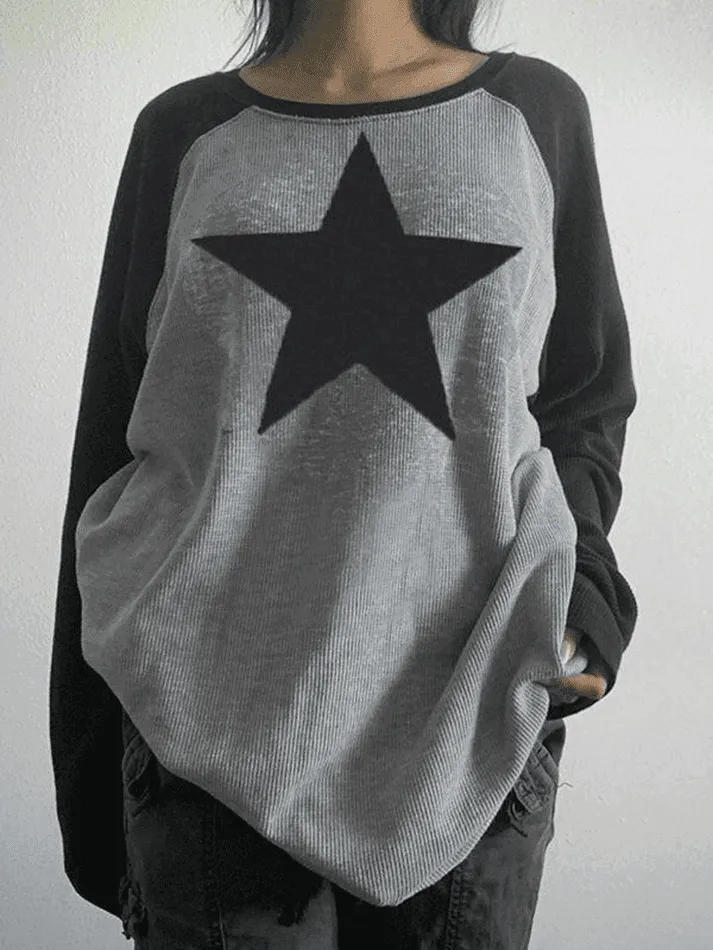 Vintage Star Y2K Long Sleeve Tee